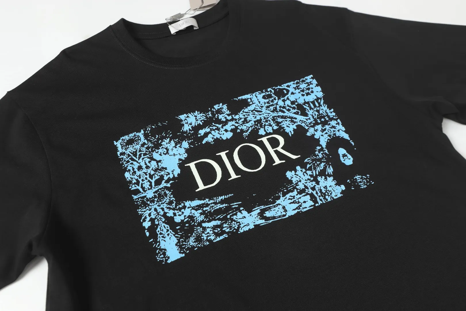 Dior Black/Blue Printed T-Shirt Image 6 Dior Black/Blue Printed T-Shirt Image 6