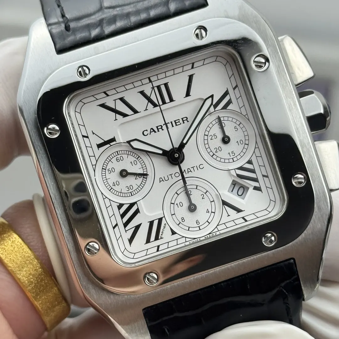 Cartier 批 卡地亚山度士SANTOS DE 系列腕表 手錶 經典腕表款