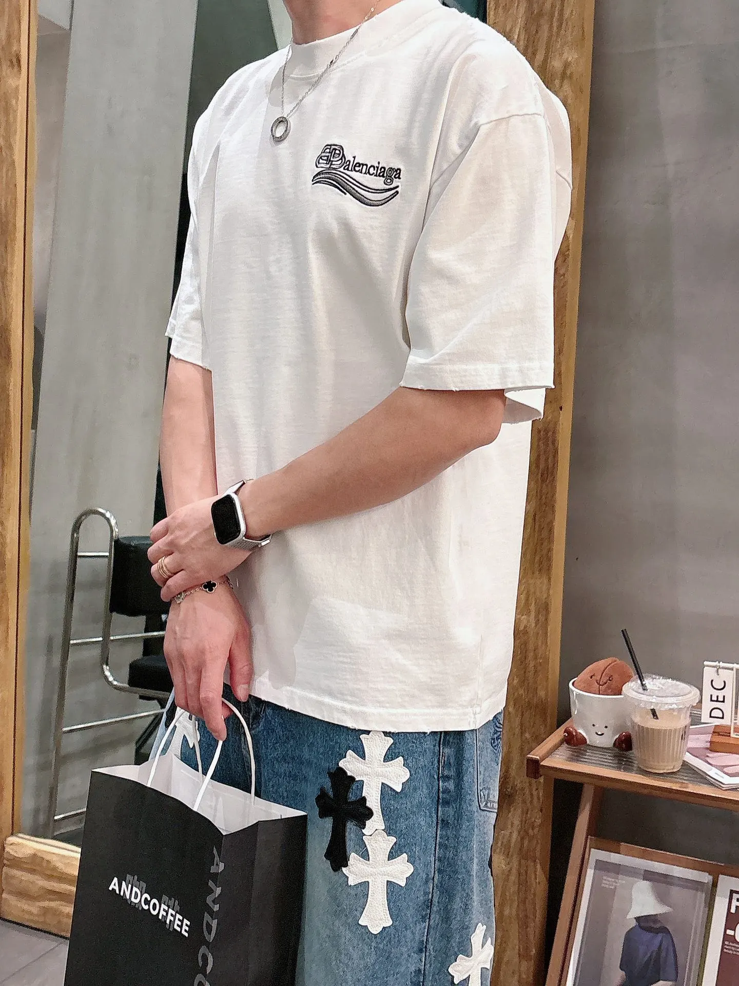 Balenciaga Logo 短袖T恤