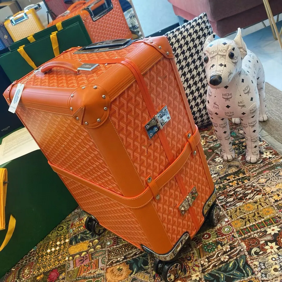 老花 帆布 送礼首选 行李箱 旅行拉杆款 轻便出行款