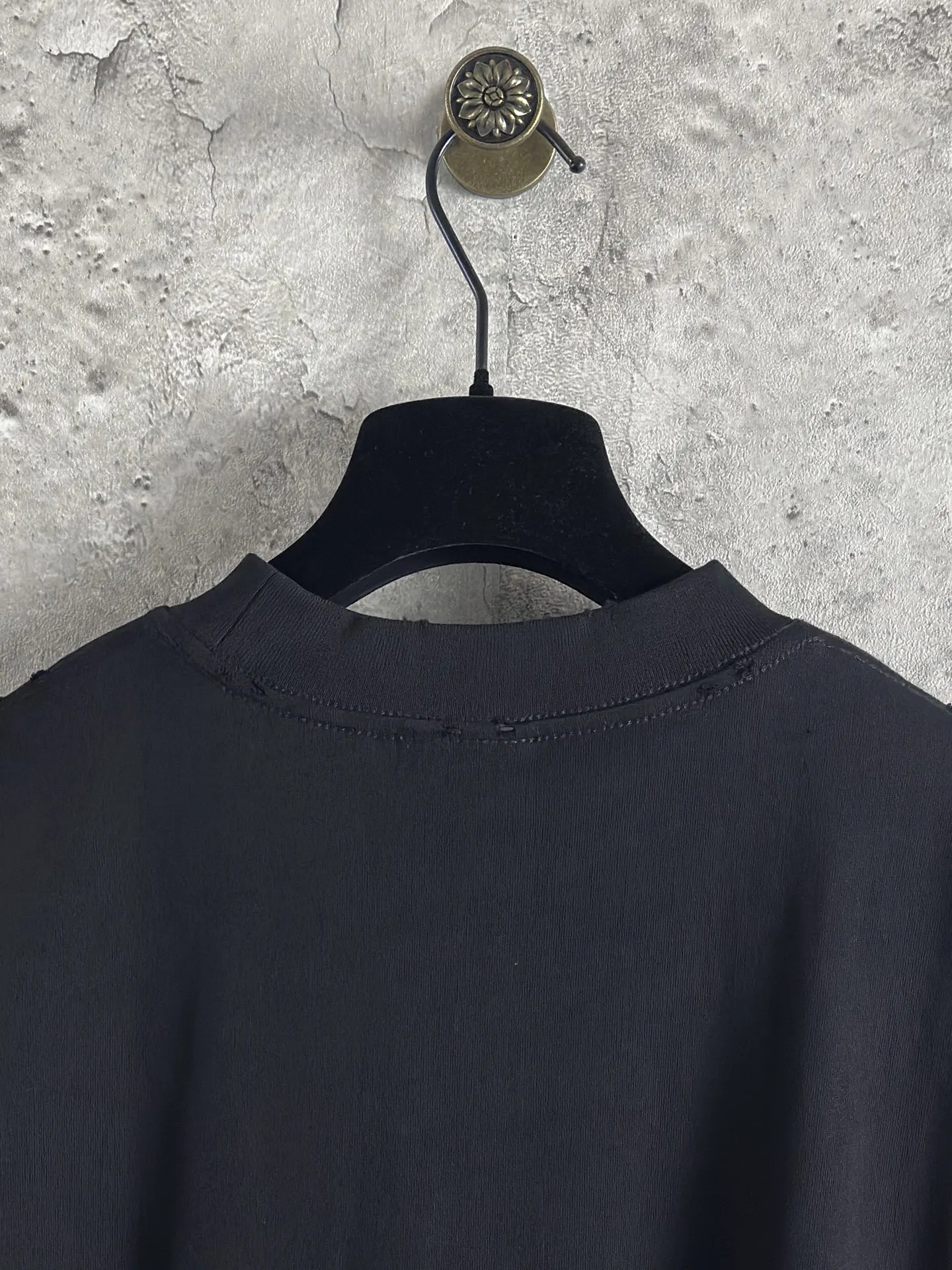Balenciaga Black Short Sleeve T-Shirt Street