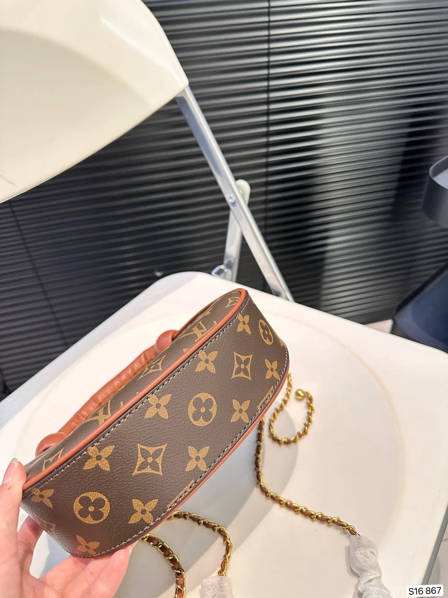 中古月牙包 链条包 精致链条款