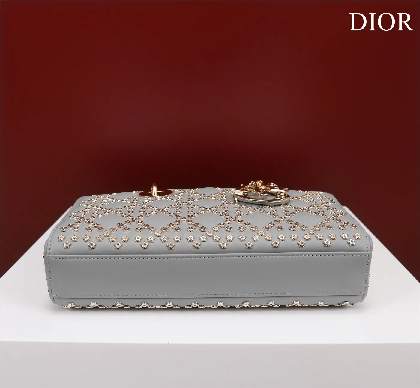 Dior 羊皮 进口 羊皮 纯手工戴妃包横版 手提包 通勤手提款
