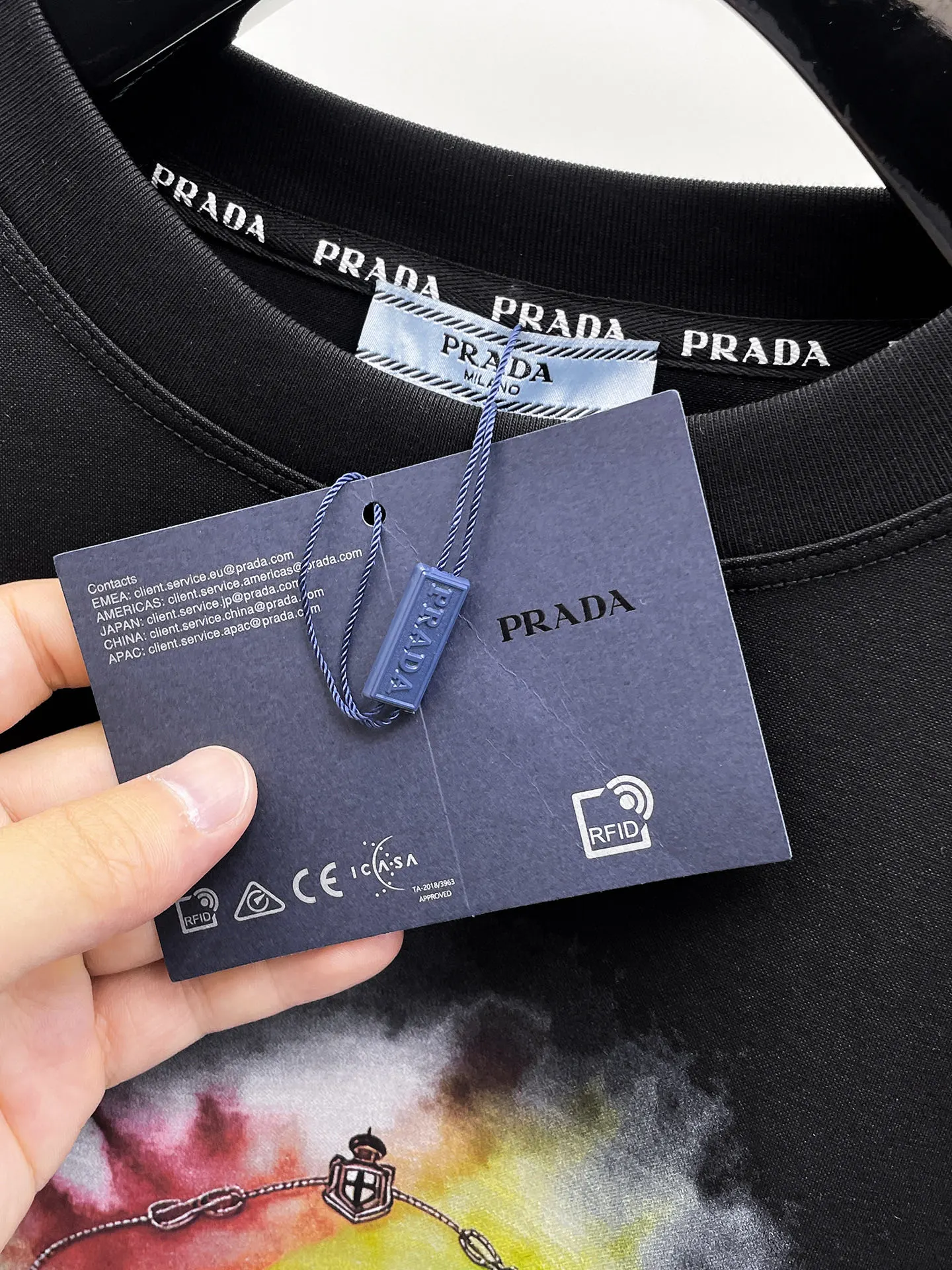 Prada 马 贺岁 棉质 Logo 短袖T恤