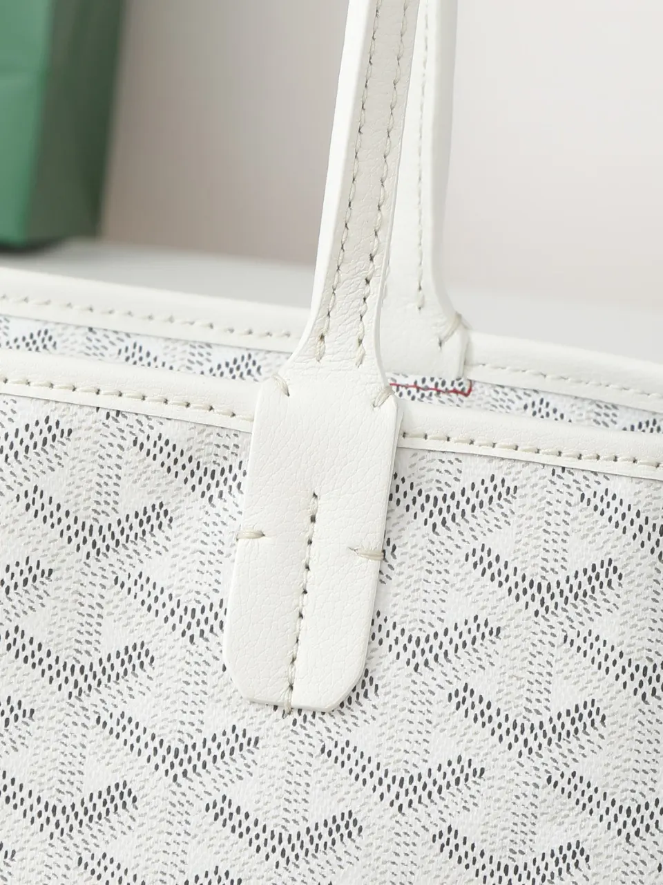 Goyard 白色 皮革 托特包 大容量托特款