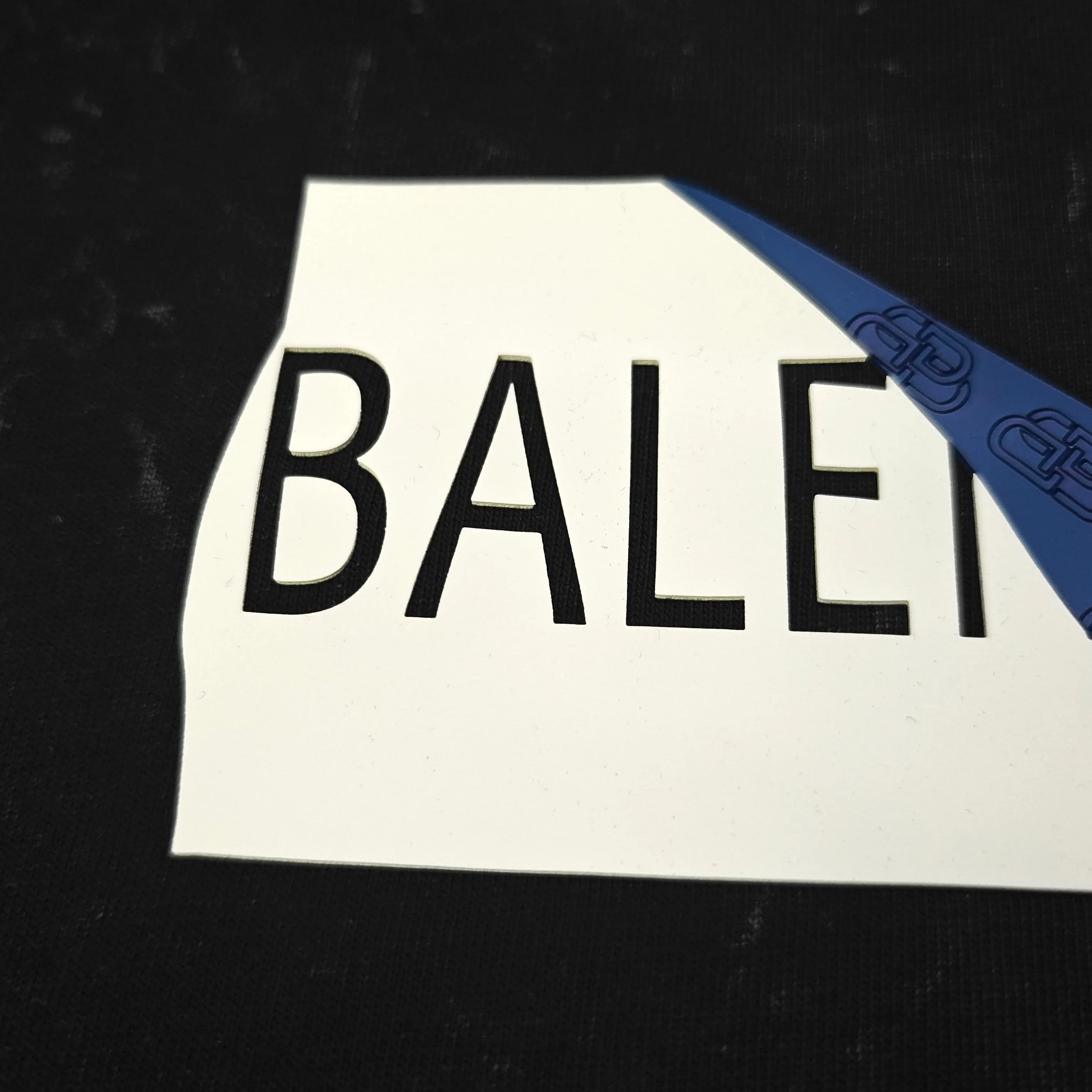 Balenciaga Black Logo Short Sleeve T-Shirt Loose