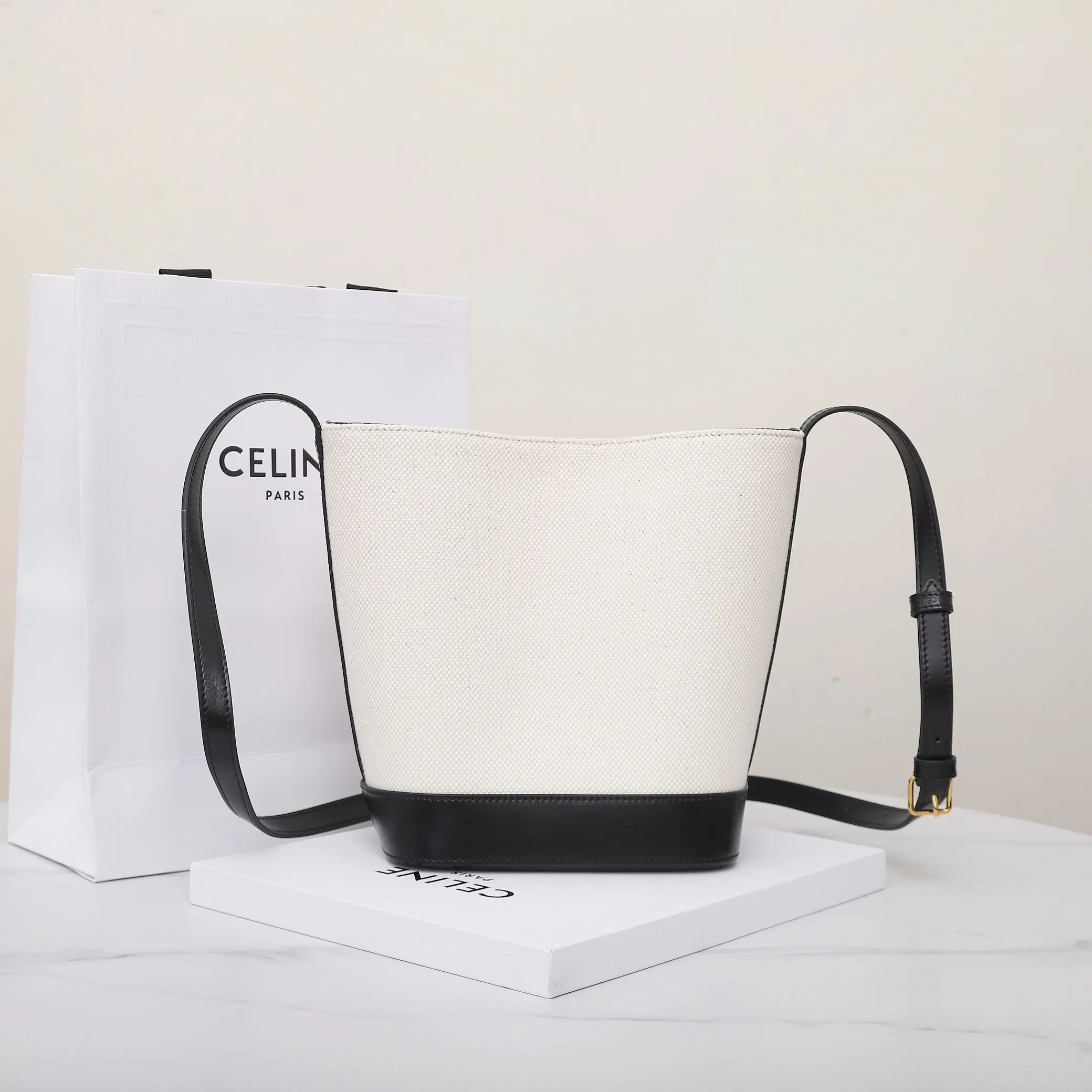 Bucket Bag Casual Leather