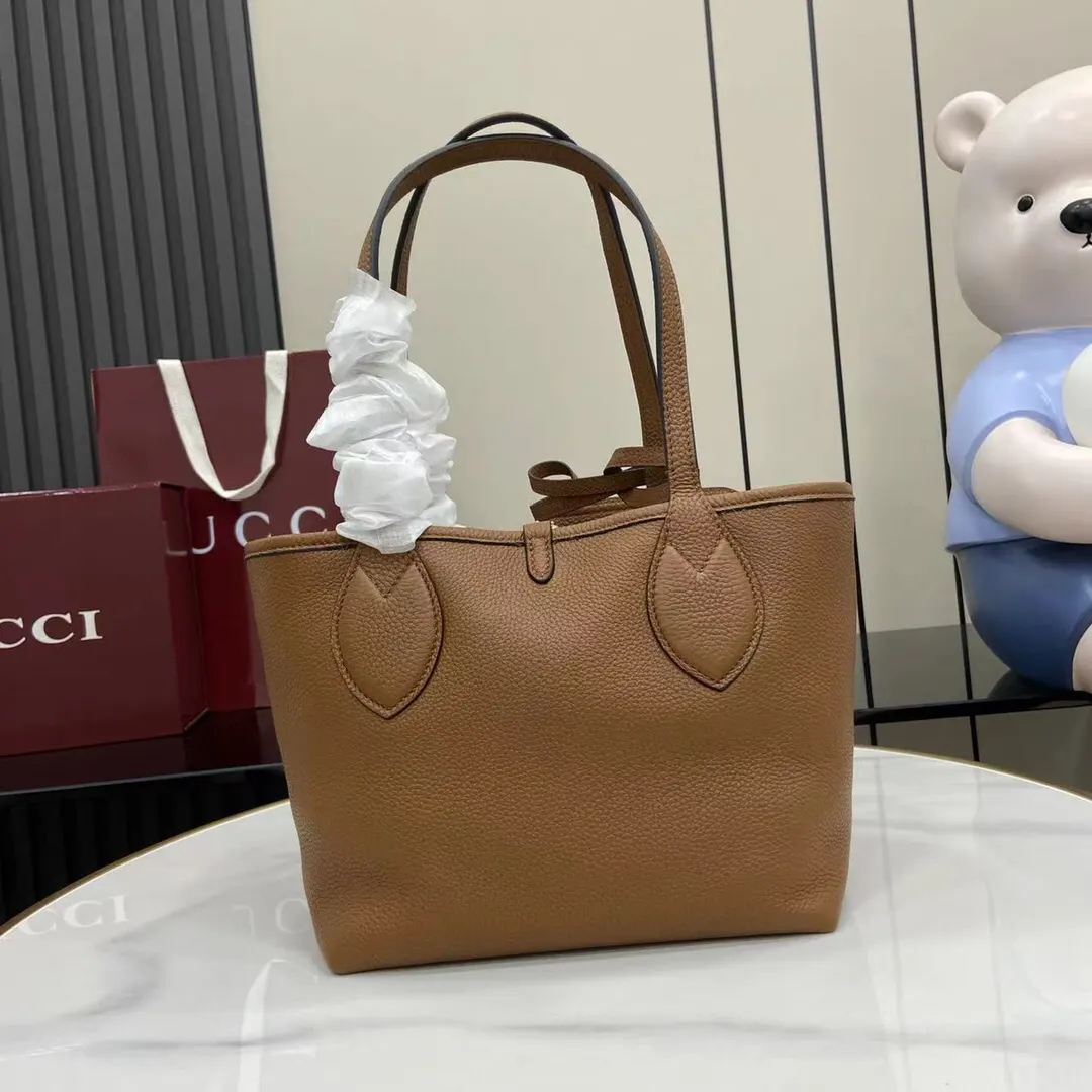 棕色 金色 帆布 托特包 大容量托特款