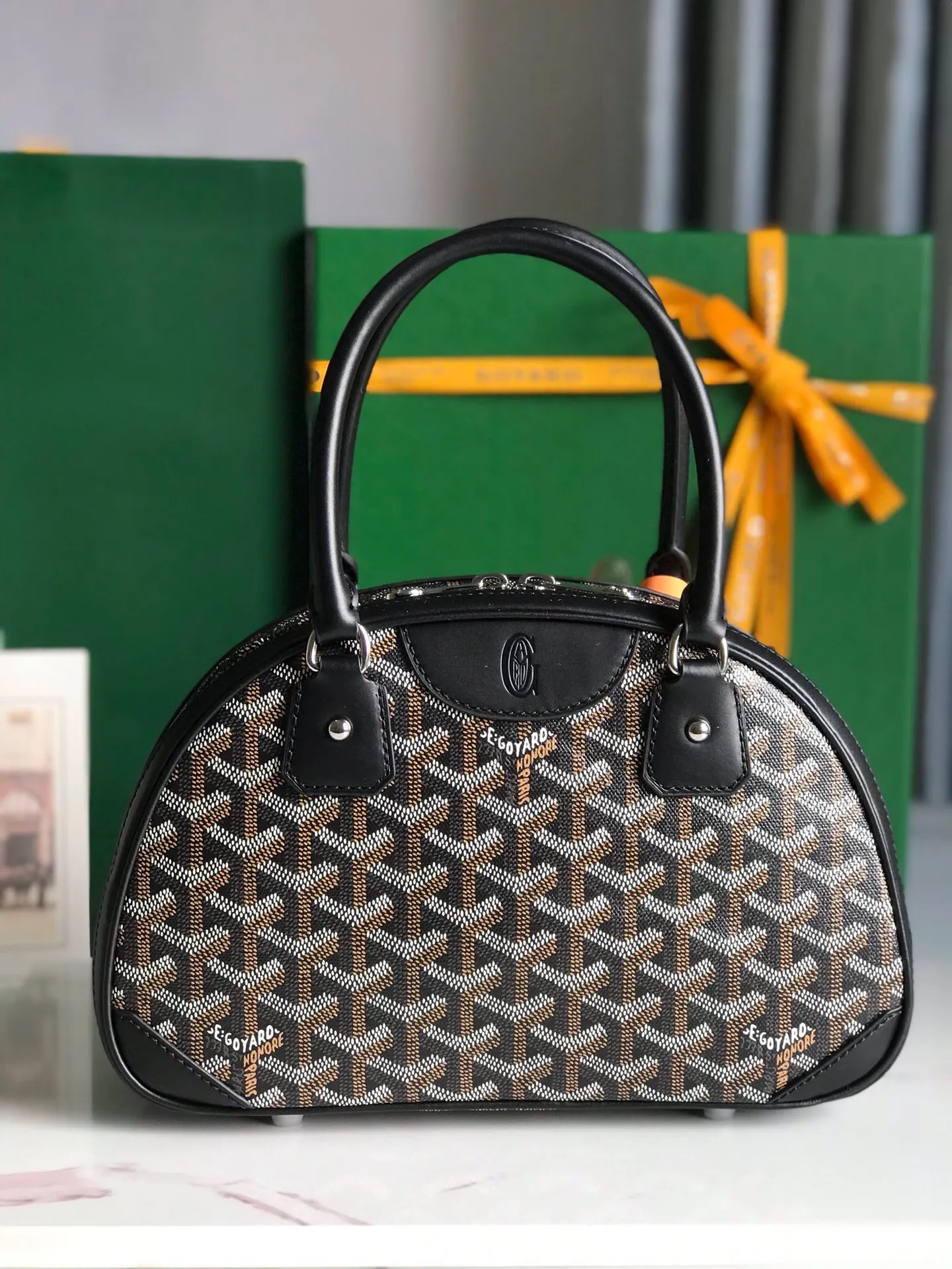 Goyard Monogram Fashion Item Travel Leather
