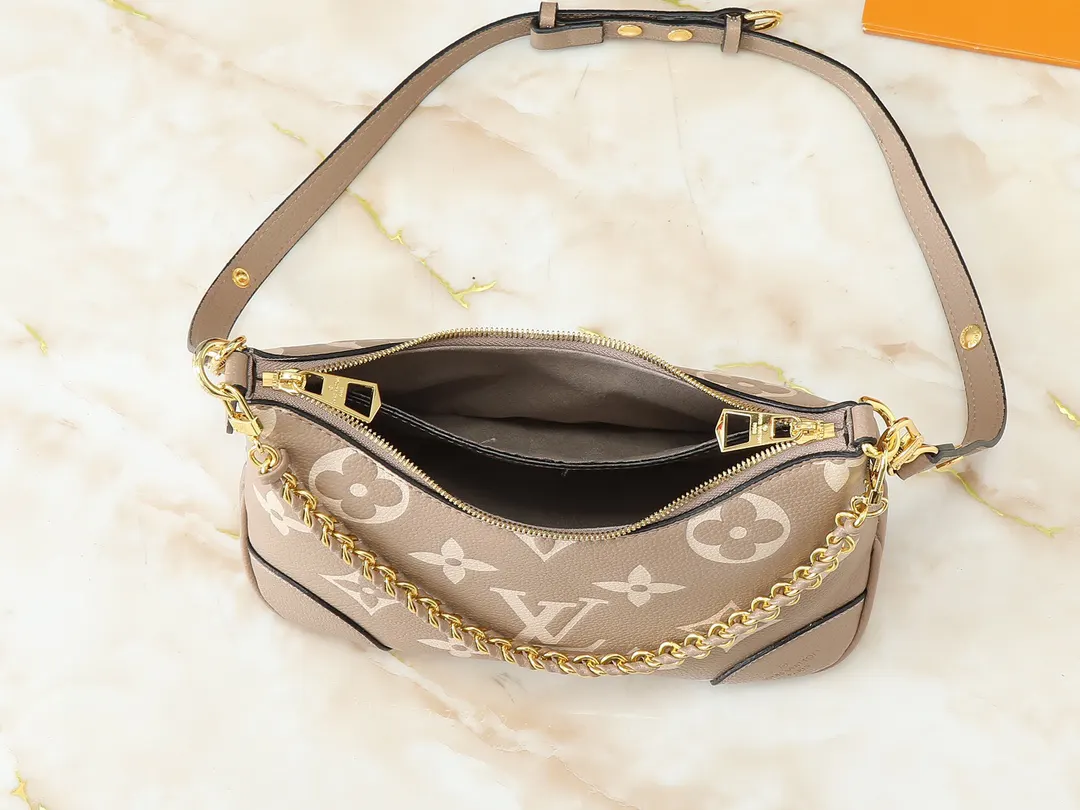 Gold Chain Bag Canvas