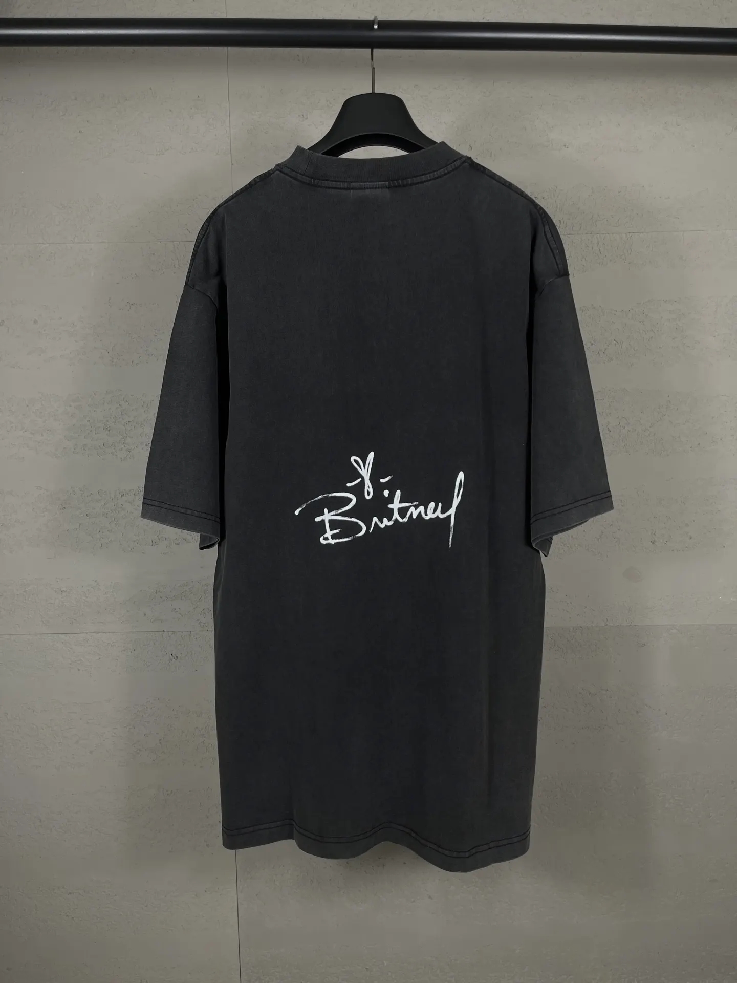 Balenciaga 純棉 Logo 短袖T恤 宽松休閒(數字7) Balenciaga 純棉 Logo 短袖T恤 宽松休閒(數字7)