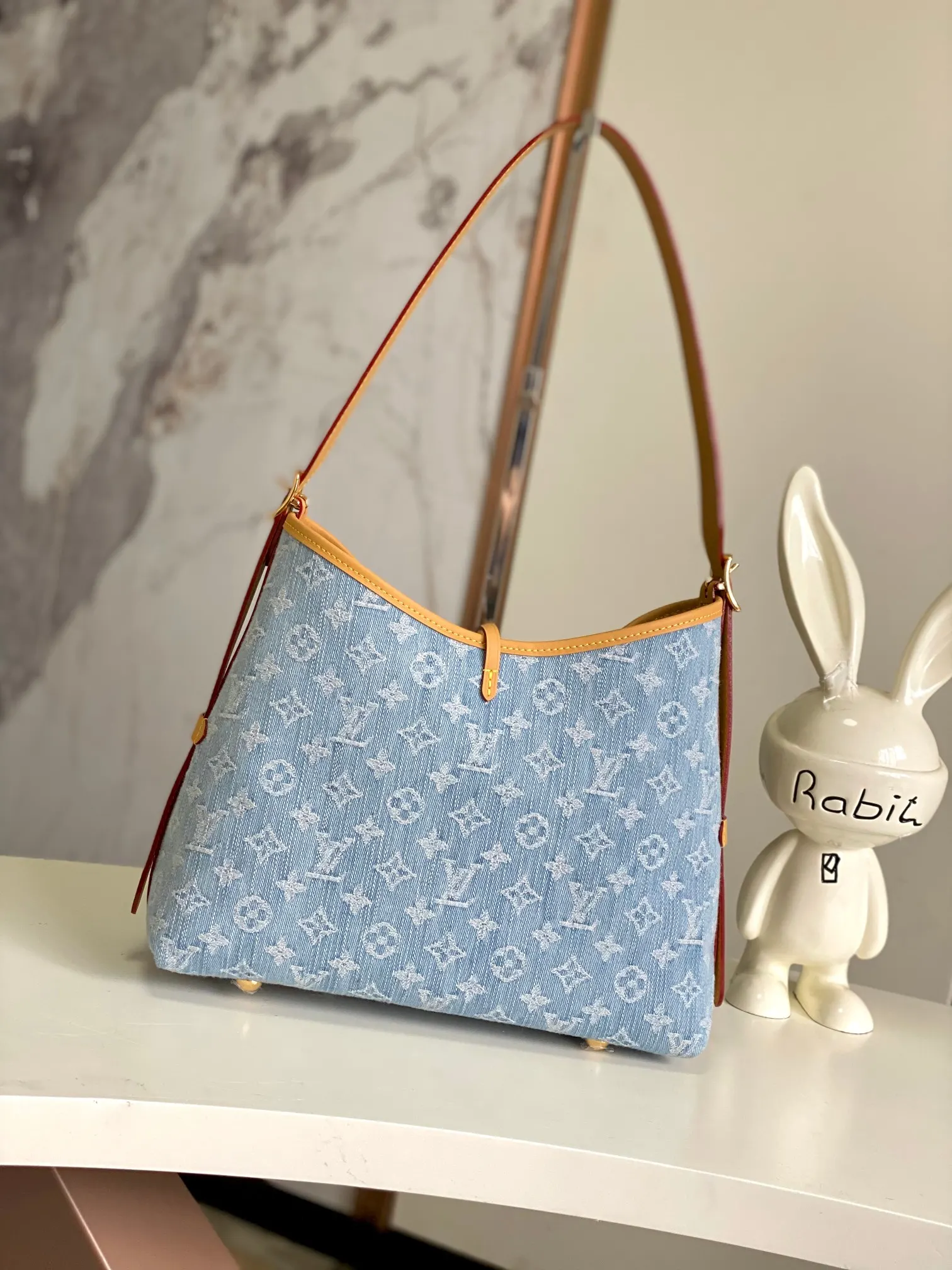Blue Clutch Bag Canvas