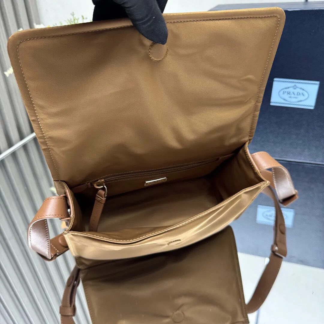 PRADA Re-Nylon尼龙 皮革 单肩包 日常通勤款