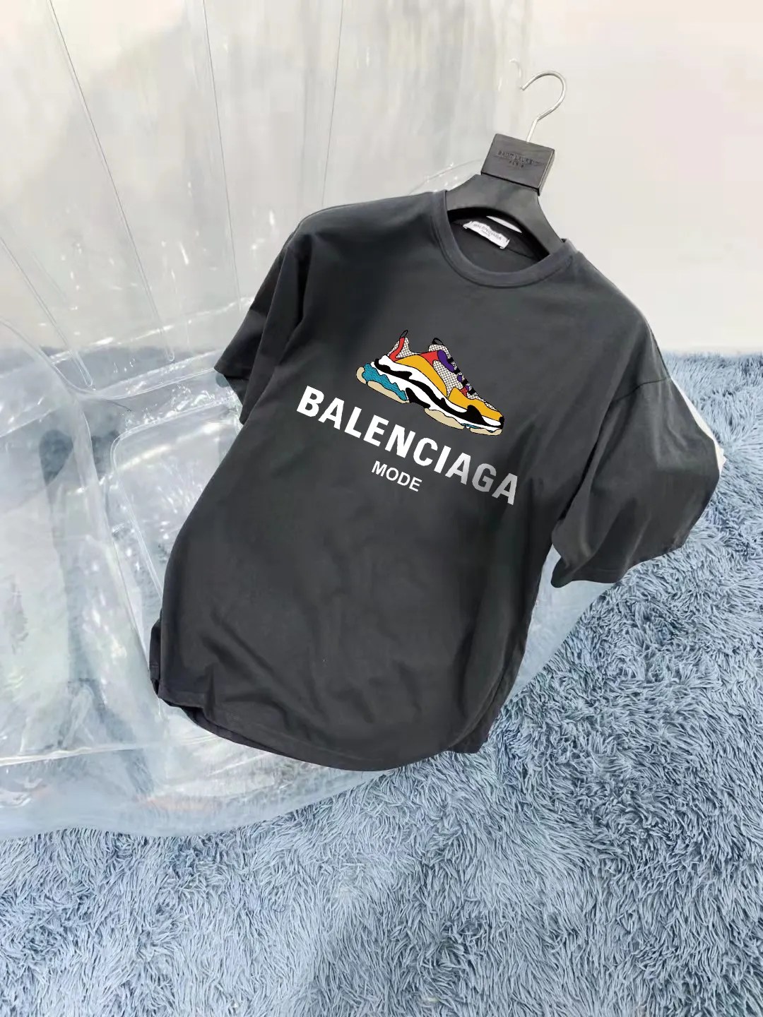 Balenciaga 字母 印花 短袖T恤 街頭休閒款