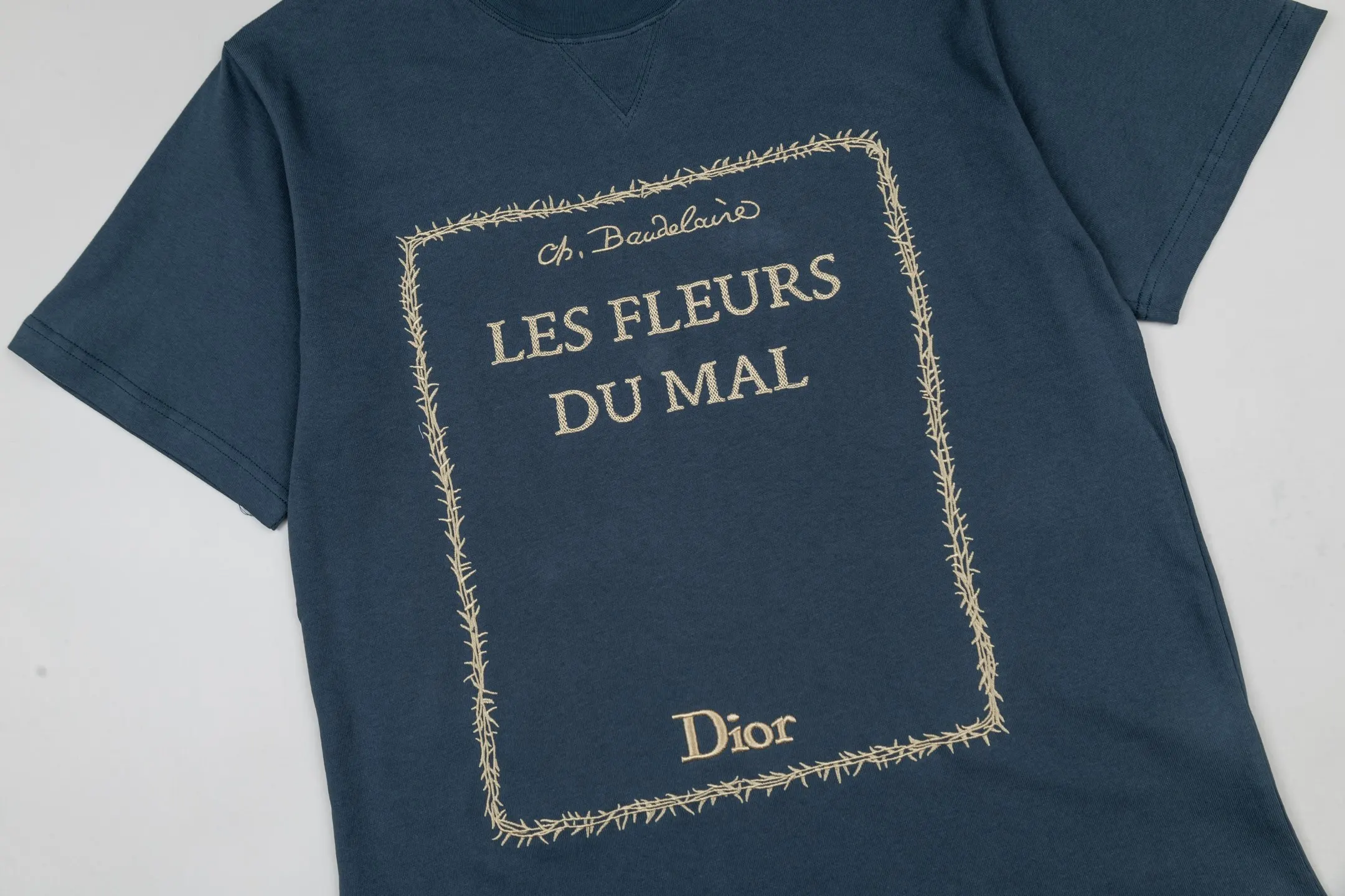 DIOR 刺绣 短袖T恤 休闲百搭款