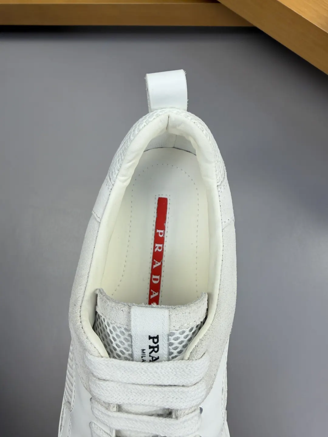 Prada Sneakers Canvas Leather