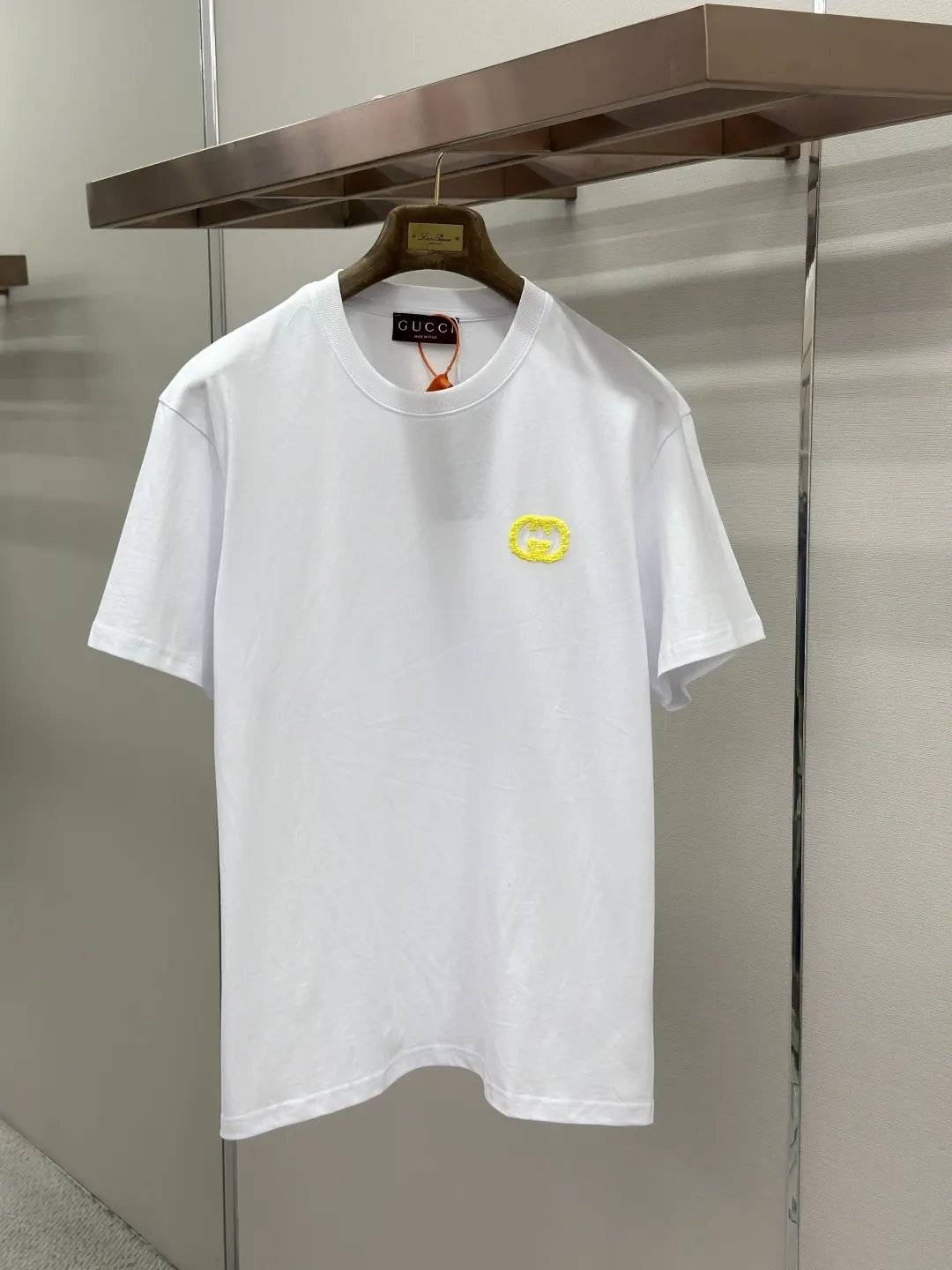 Gucci Double G Embroidery Short Sleeve T-Shirt Image 3 Gucci Double G Embroidery Short Sleeve T-Shirt Image 3