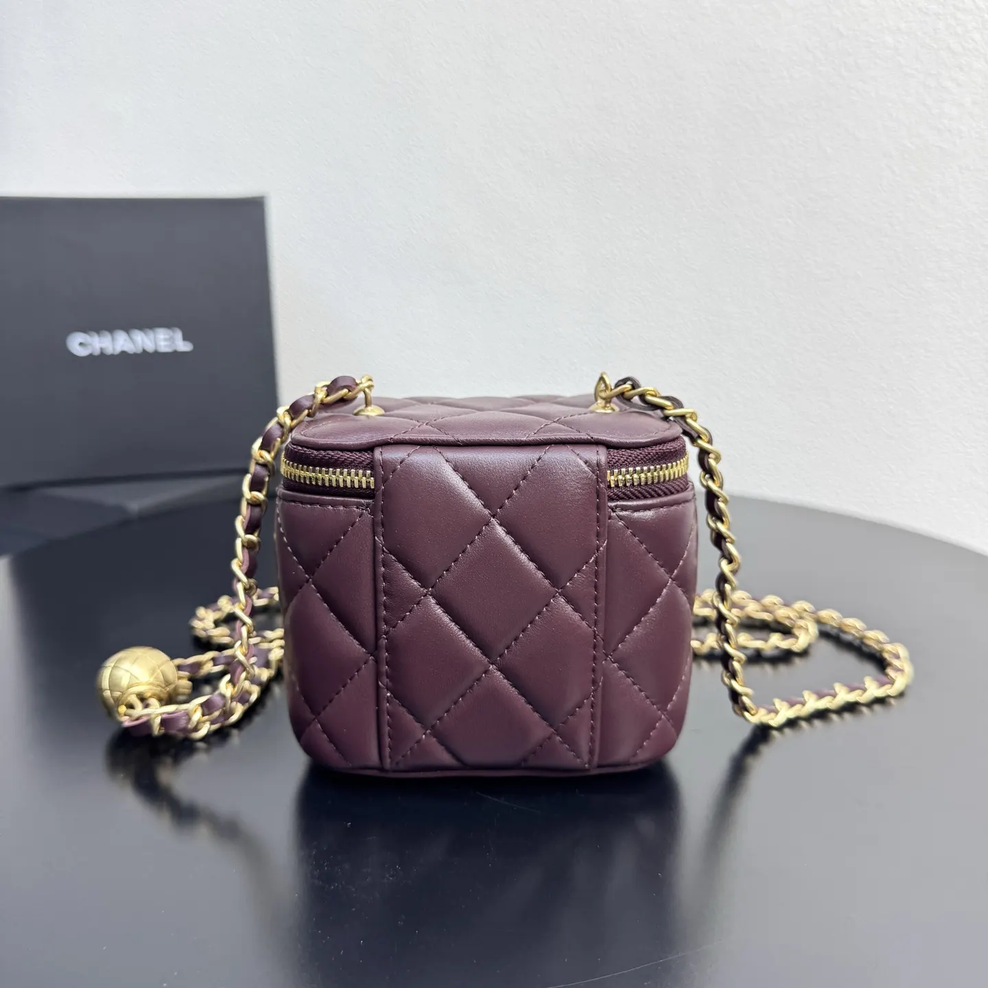 Chanel Red Chain Bag