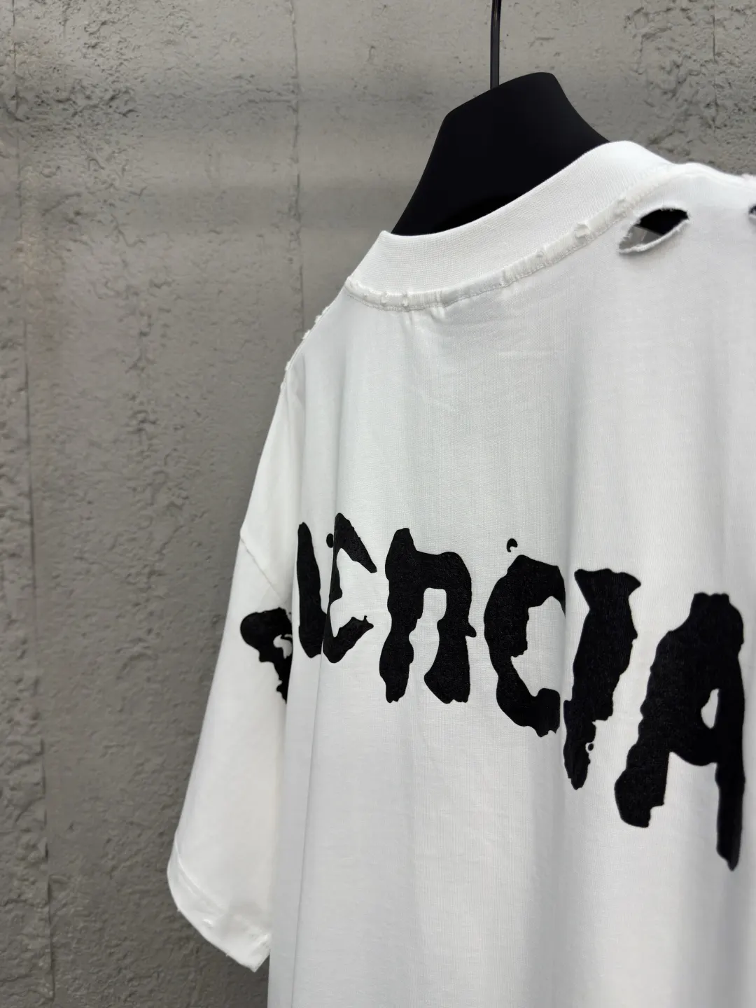 Balenciaga Minimal Oversized Crew Neck T-Shirt In White