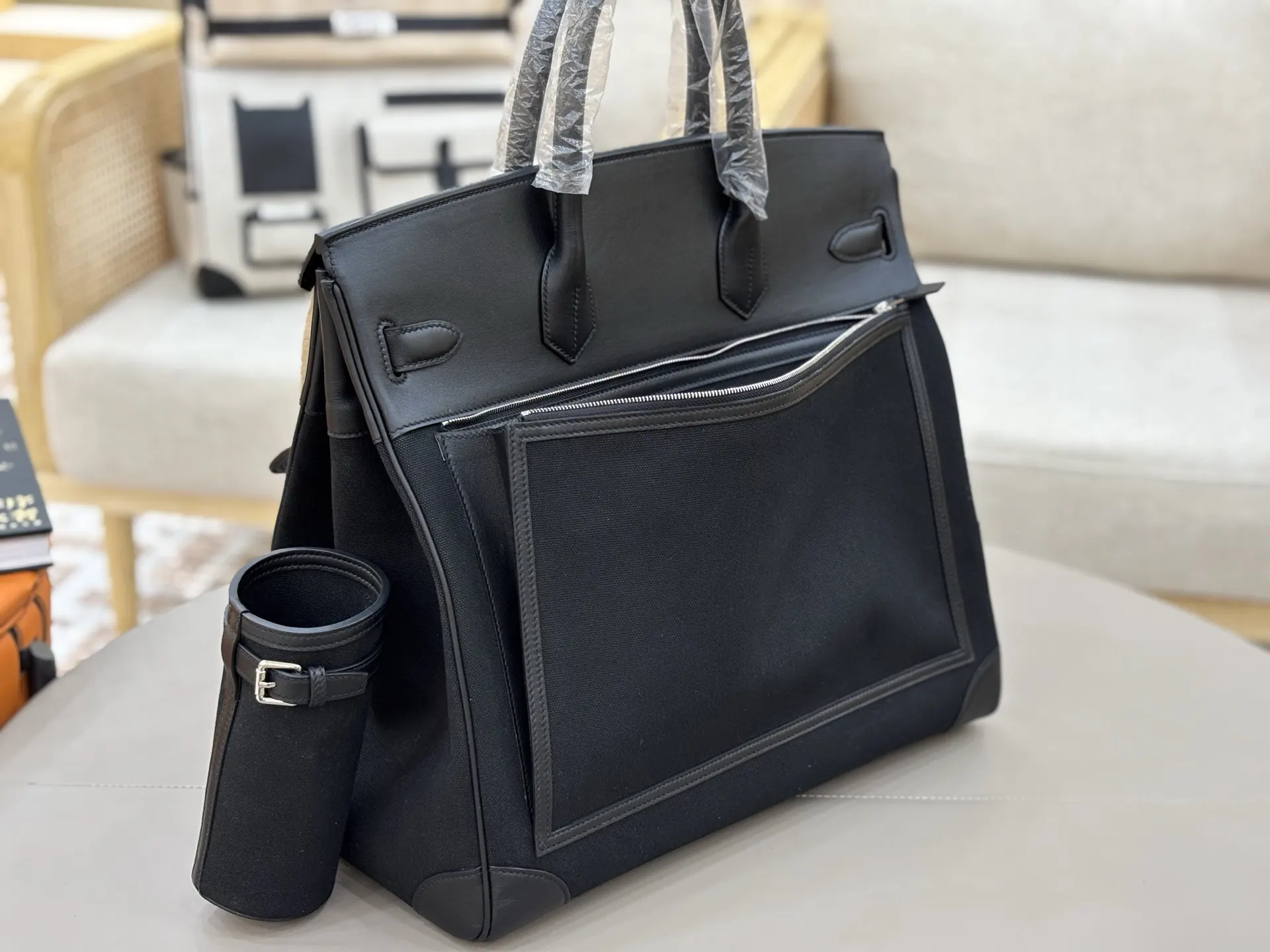 Black Fashion Item Travel Canvas