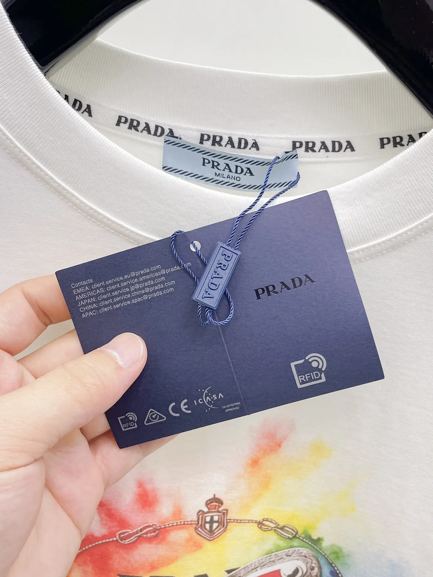 Prada 马 贺岁 棉质 Logo 短袖T恤