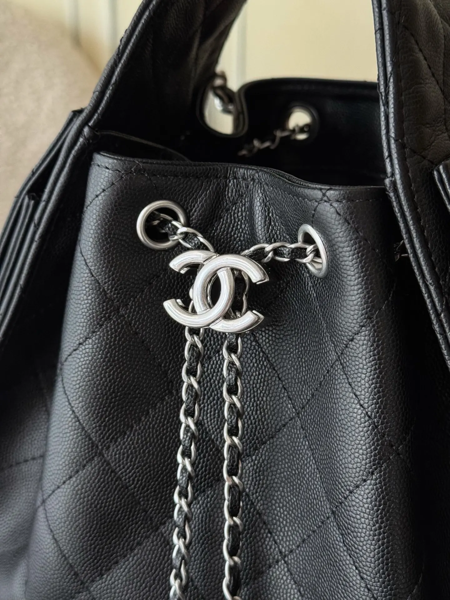 Chanel Hobo Shoulder Bag Vintage Leather