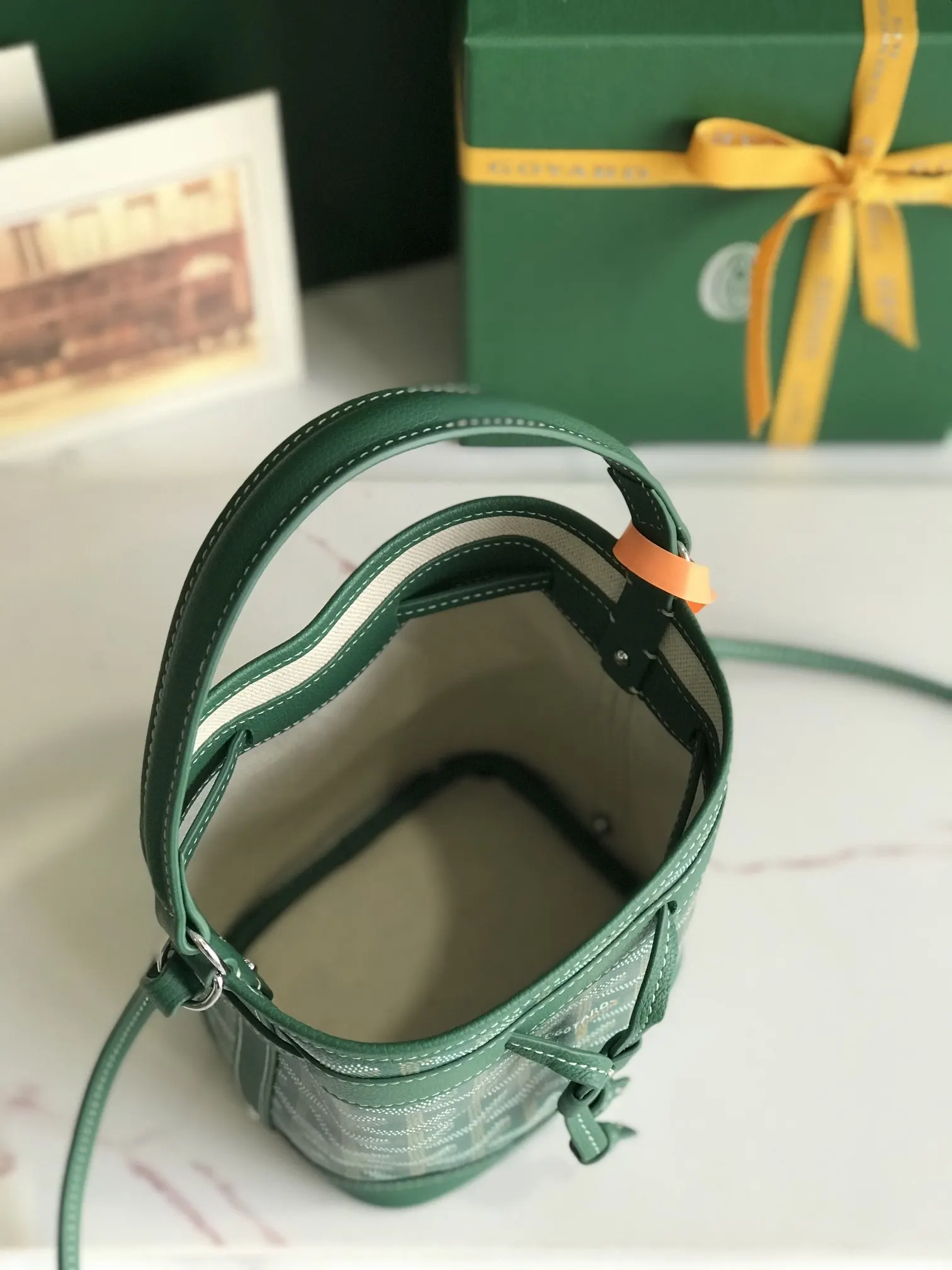 Goyard 皮革 × ×鼎鼎戈雅 水桶包 休闲水桶款