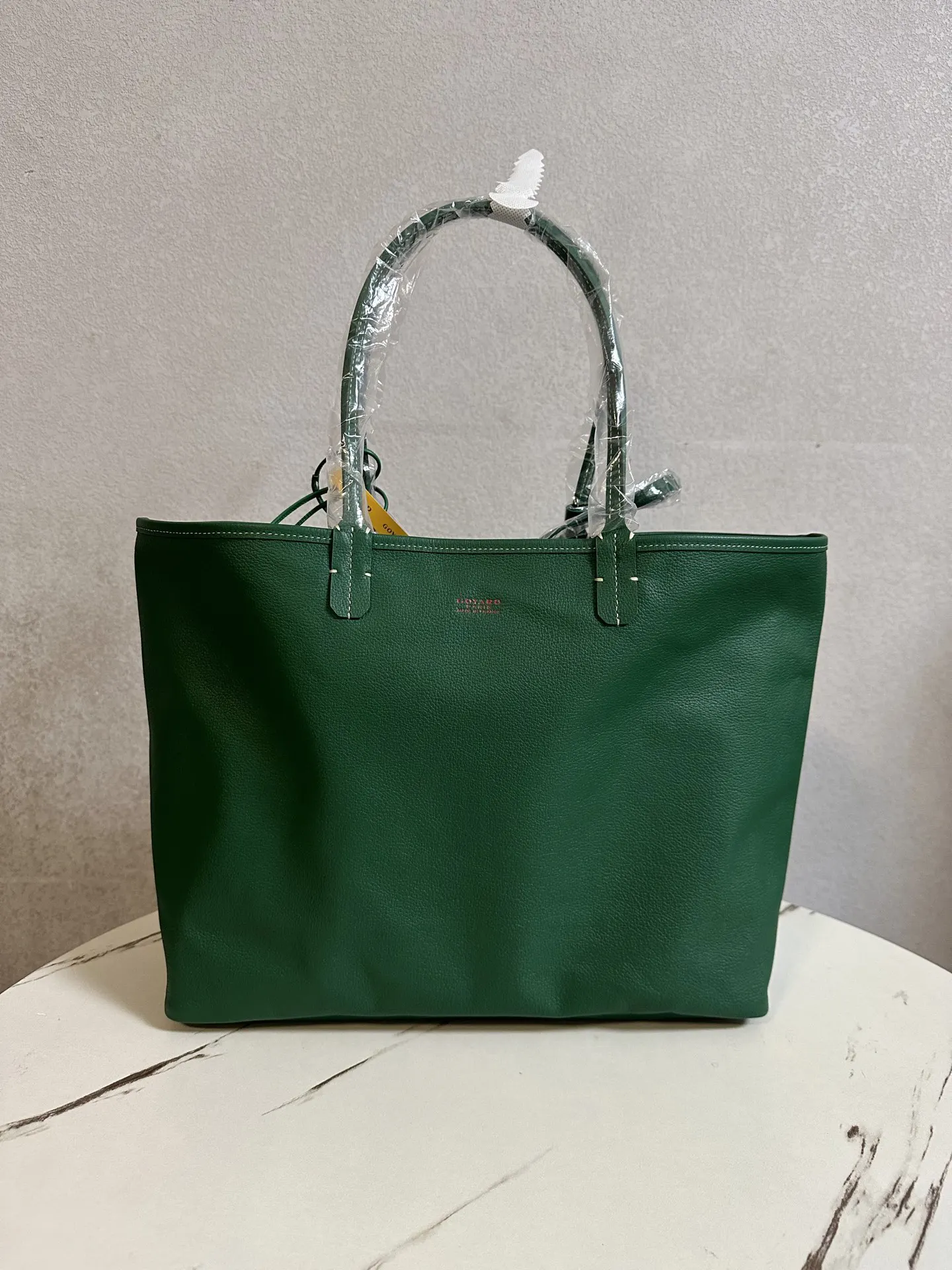 Goyard 绿色 小牛皮 托特包 大容量托特款