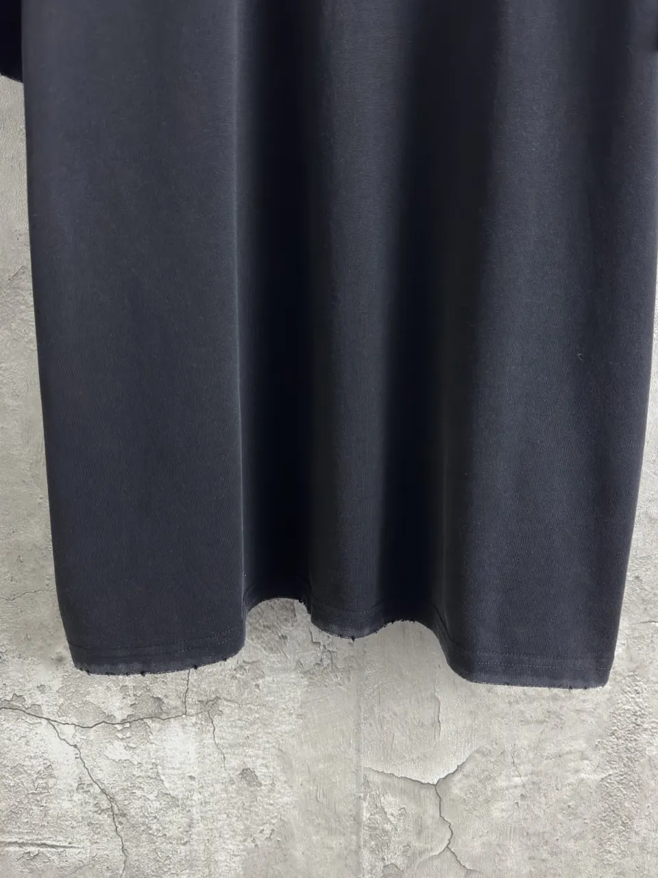Balenciaga 黑色 字母 刺绣 短袖T恤 街头休闲款