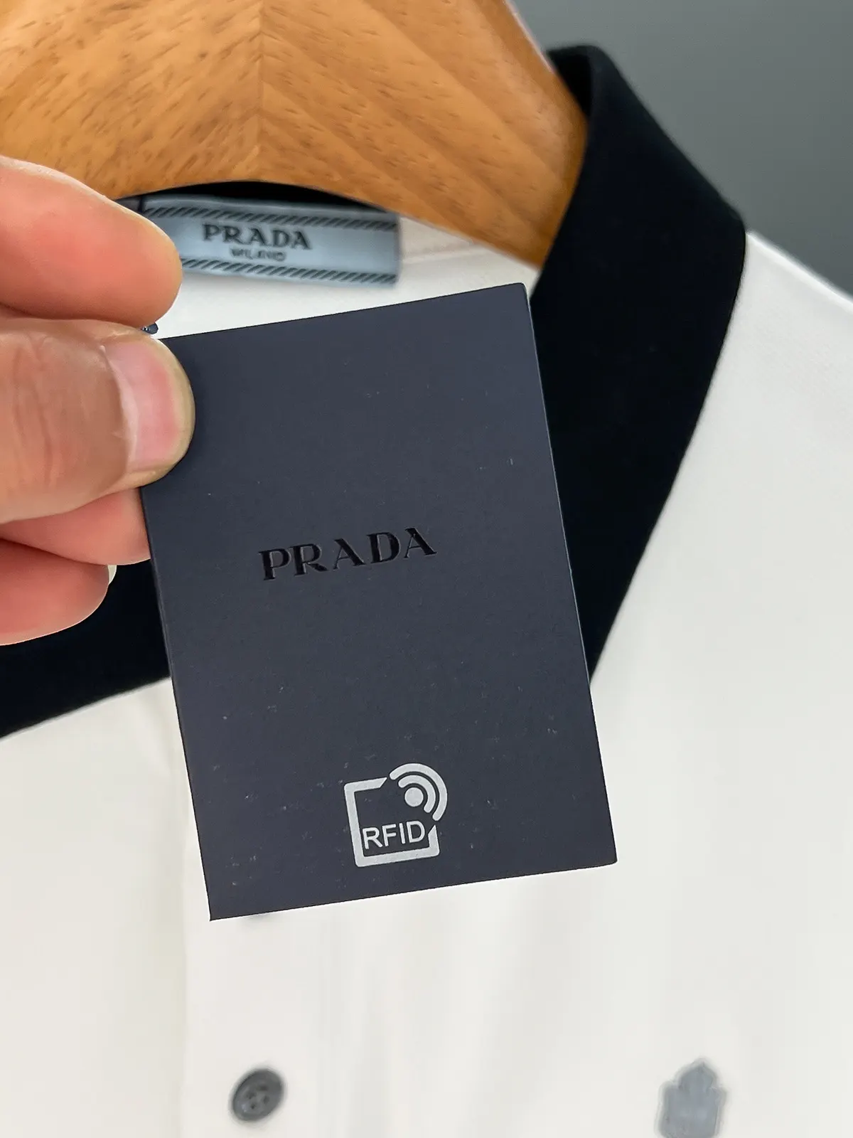 Prada 棉质 字母 Logo Polo衫