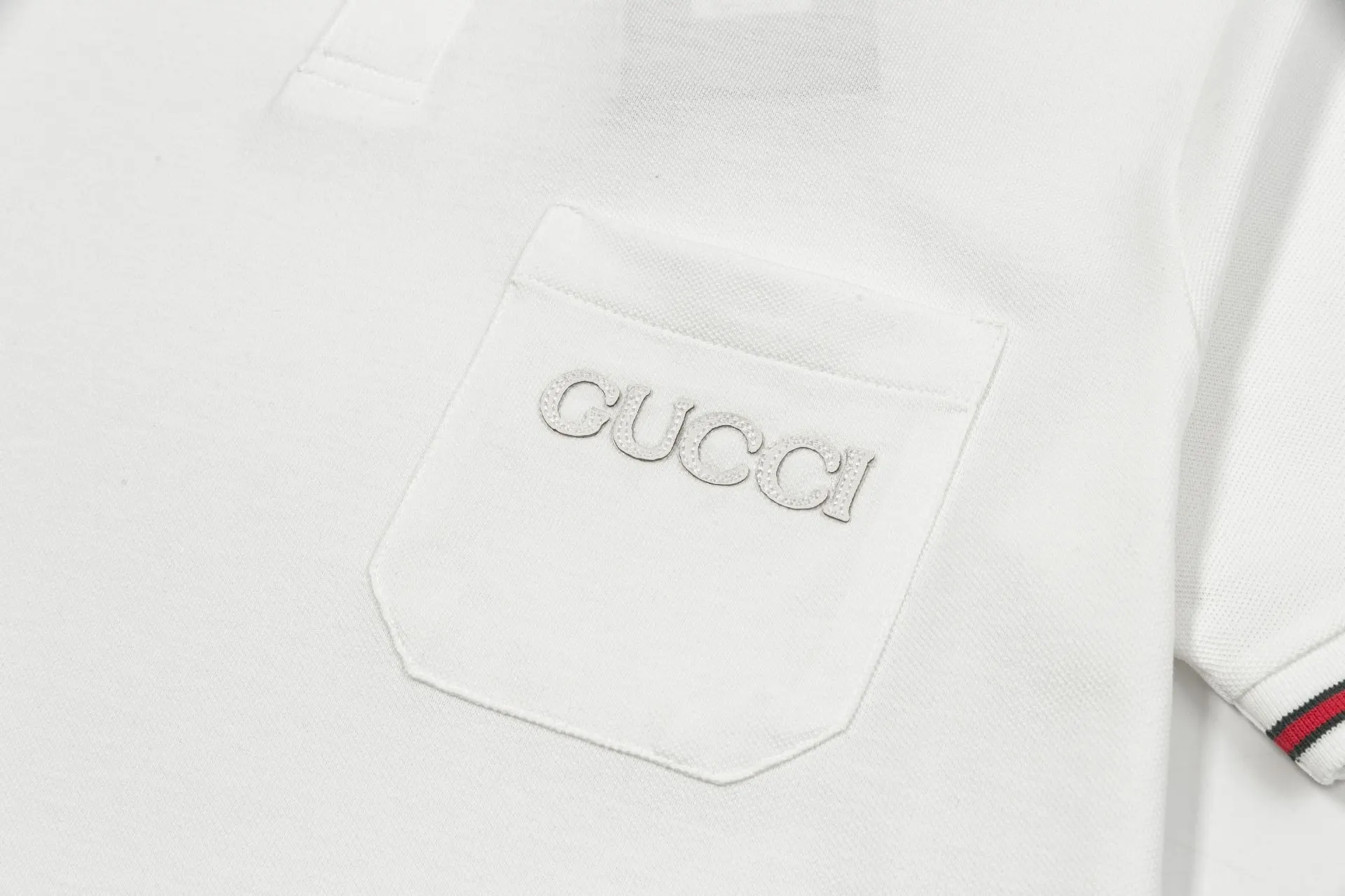 Gucci 蓝色 刺绣 纯棉 针织衫 质感针织款