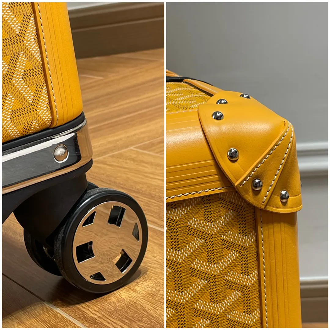 Goyard 一直致力于旅行产品的经典传承 行李箱 旅行拉杆款 轻便出行款