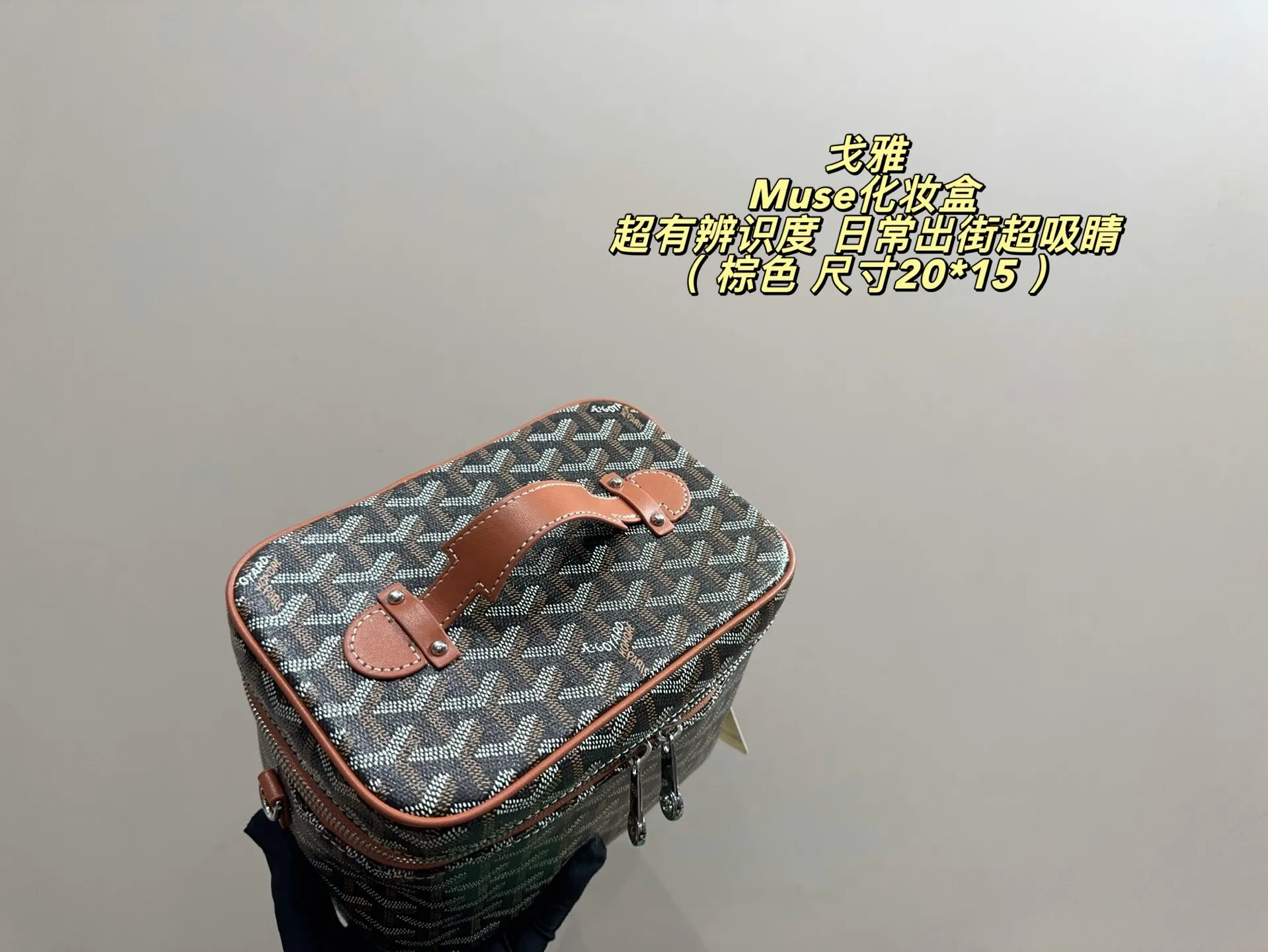 Goyard 老花 帆布 斜挎包 轻便斜挎款