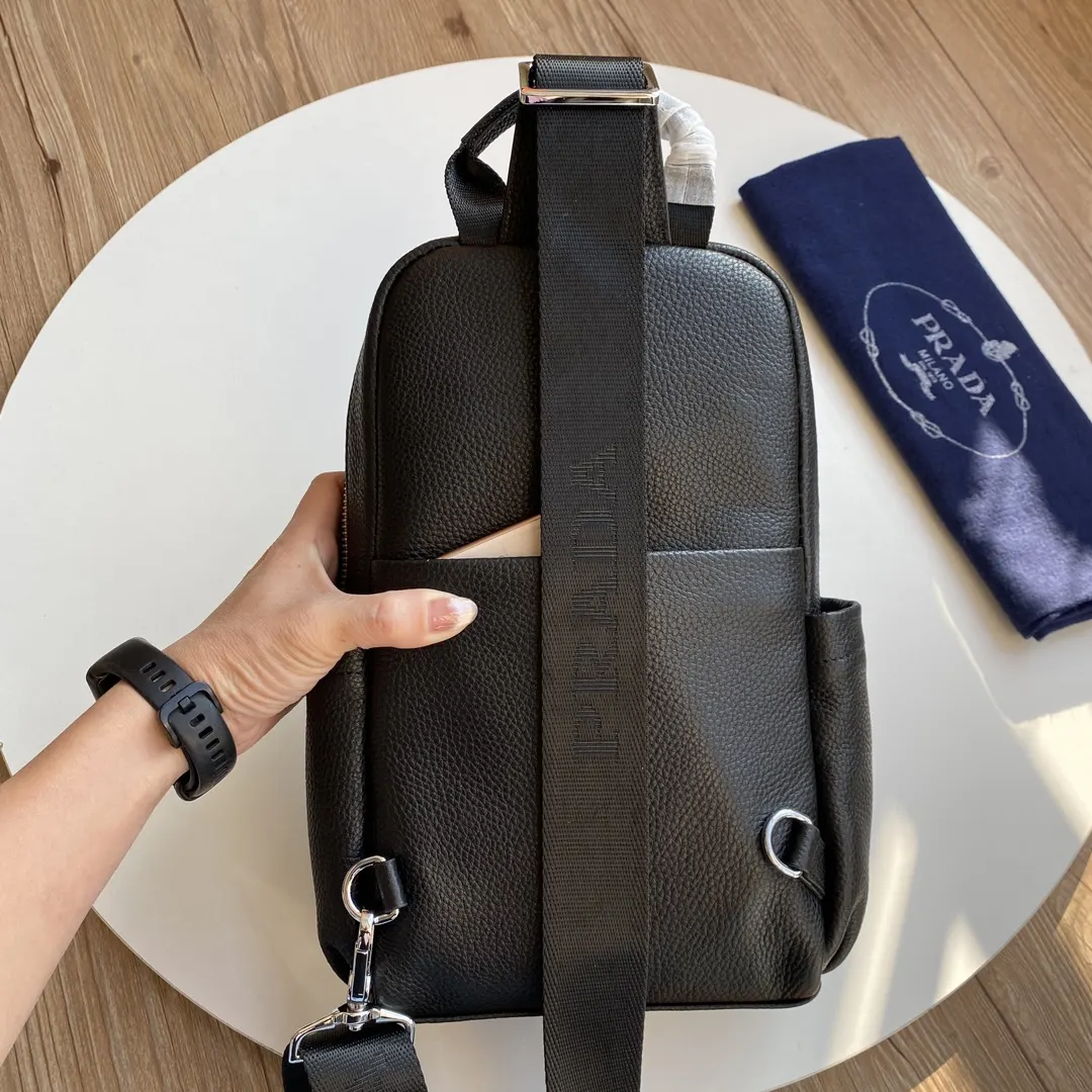 Prada Black Belt Bag Casual Leather
