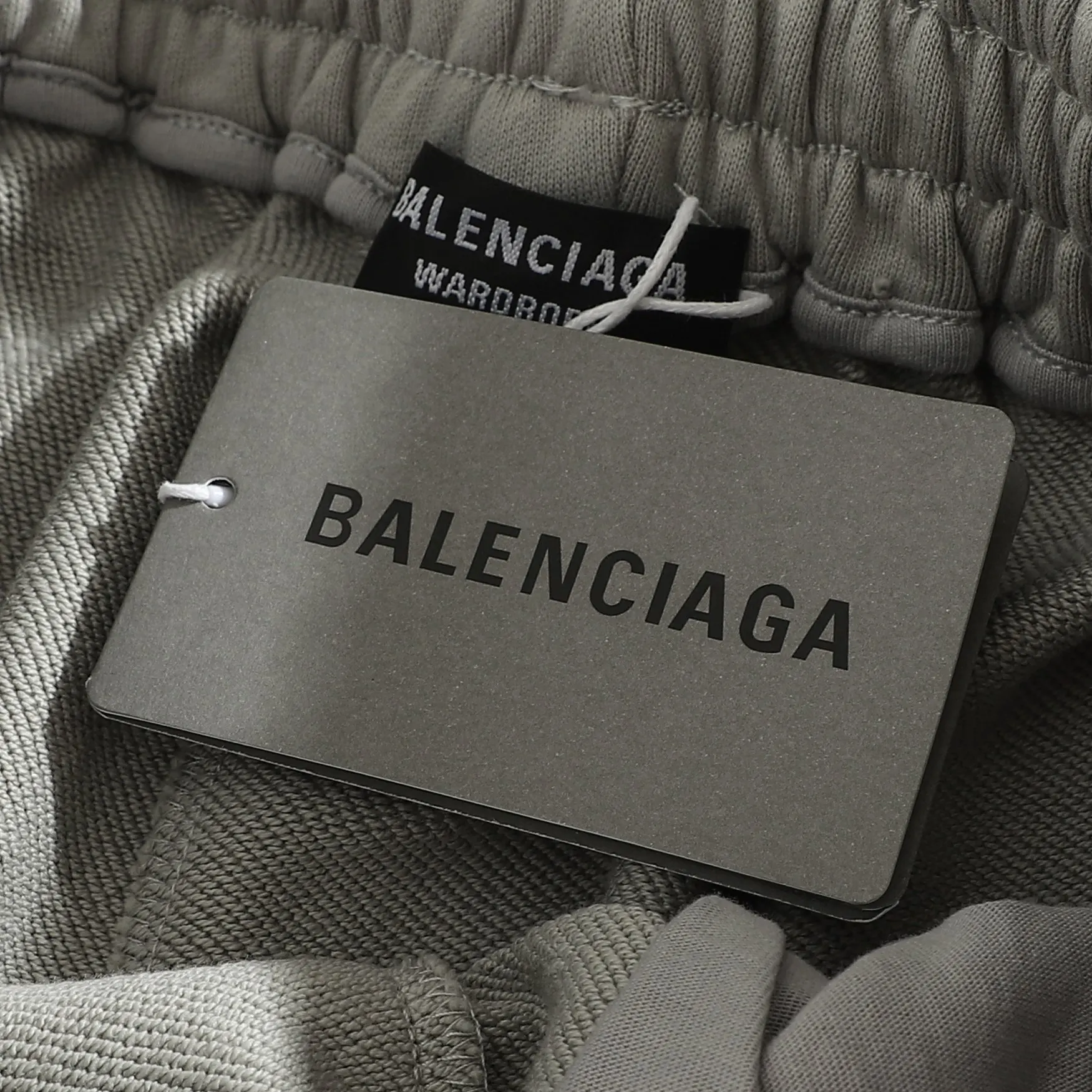 Balenciaga Gray Logo Short Sleeve T-Shirt Street