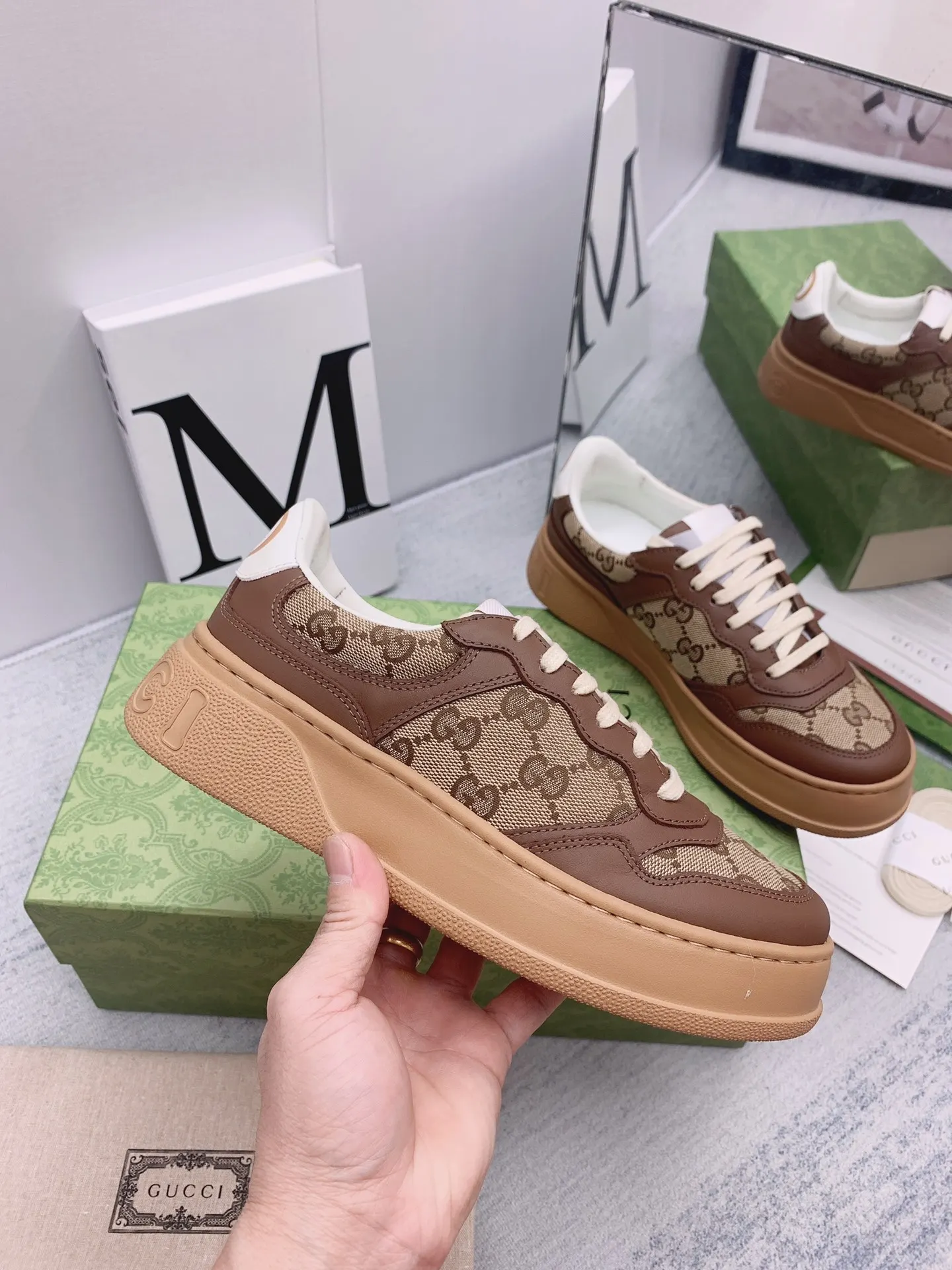 Gucci Logo休閒運動鞋