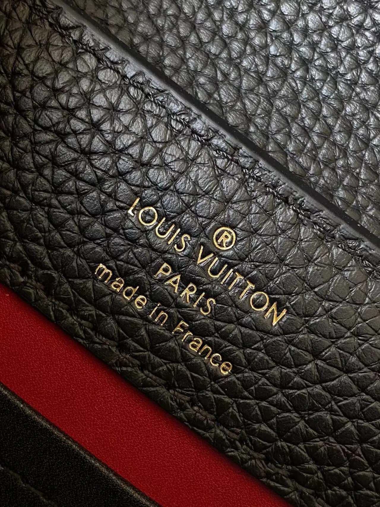 LV Capucines 黑色 米白 牛皮 链条包 精致链条款
