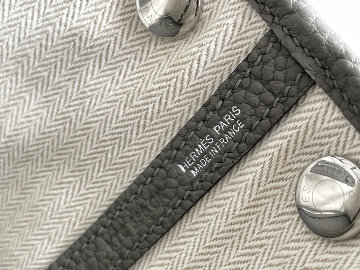 Hermès Garden Party 拼色 Togo牛皮 托特包 10cm