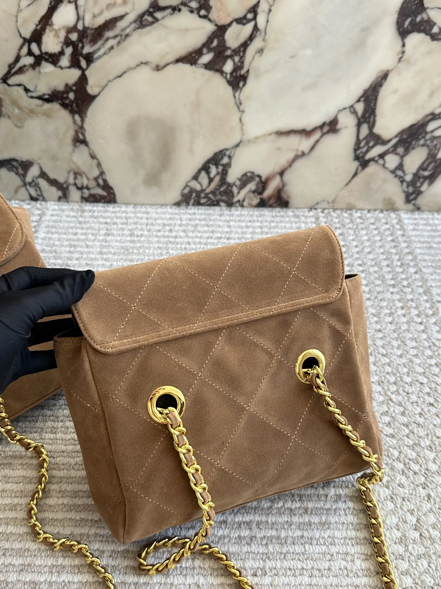Prada Brown Chain Bag Classic