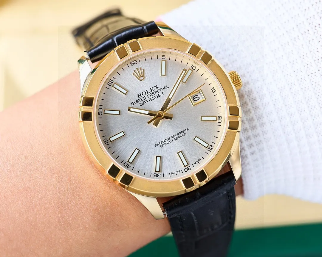 Rolex 小牛皮 白 金 上市 劳力士日志系列 手表 经典腕表款