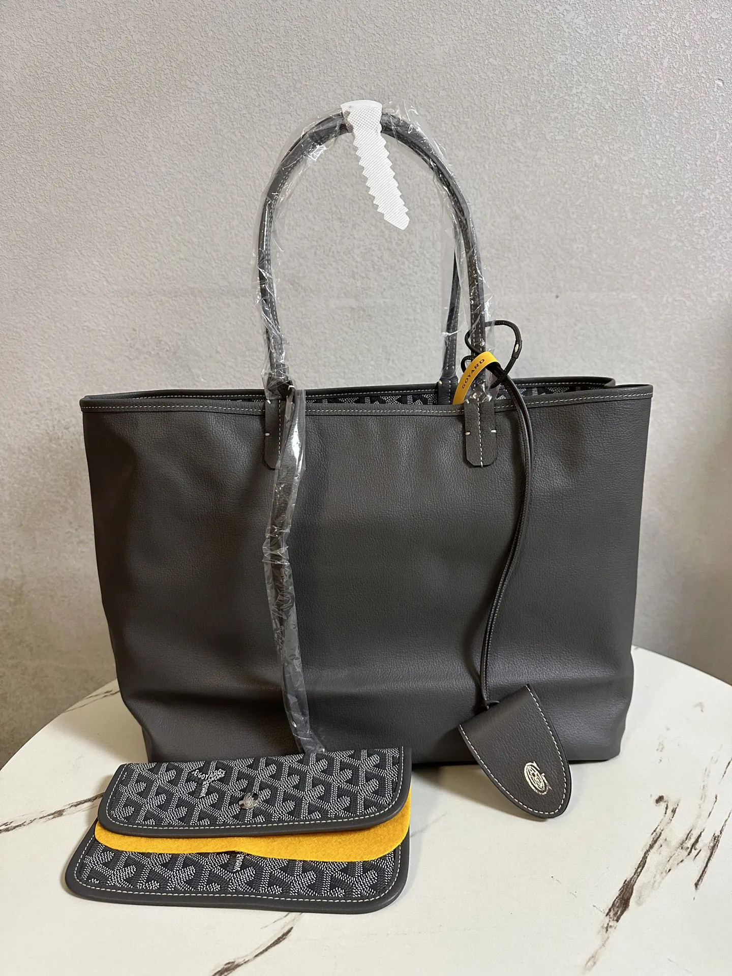 Goyard 灰色 小牛皮 托特包 大容量托特款