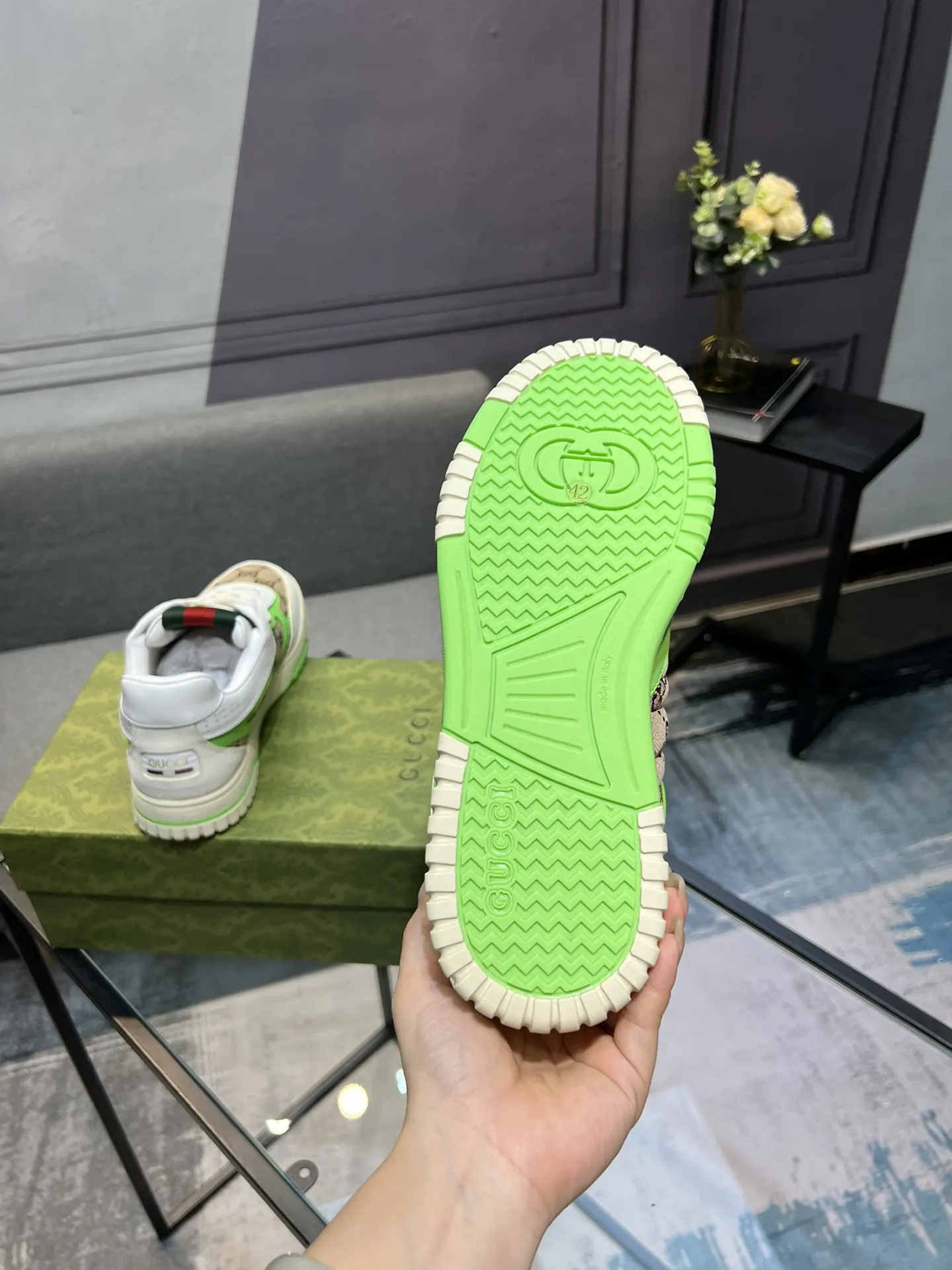 Gucci Logo休闲运动鞋