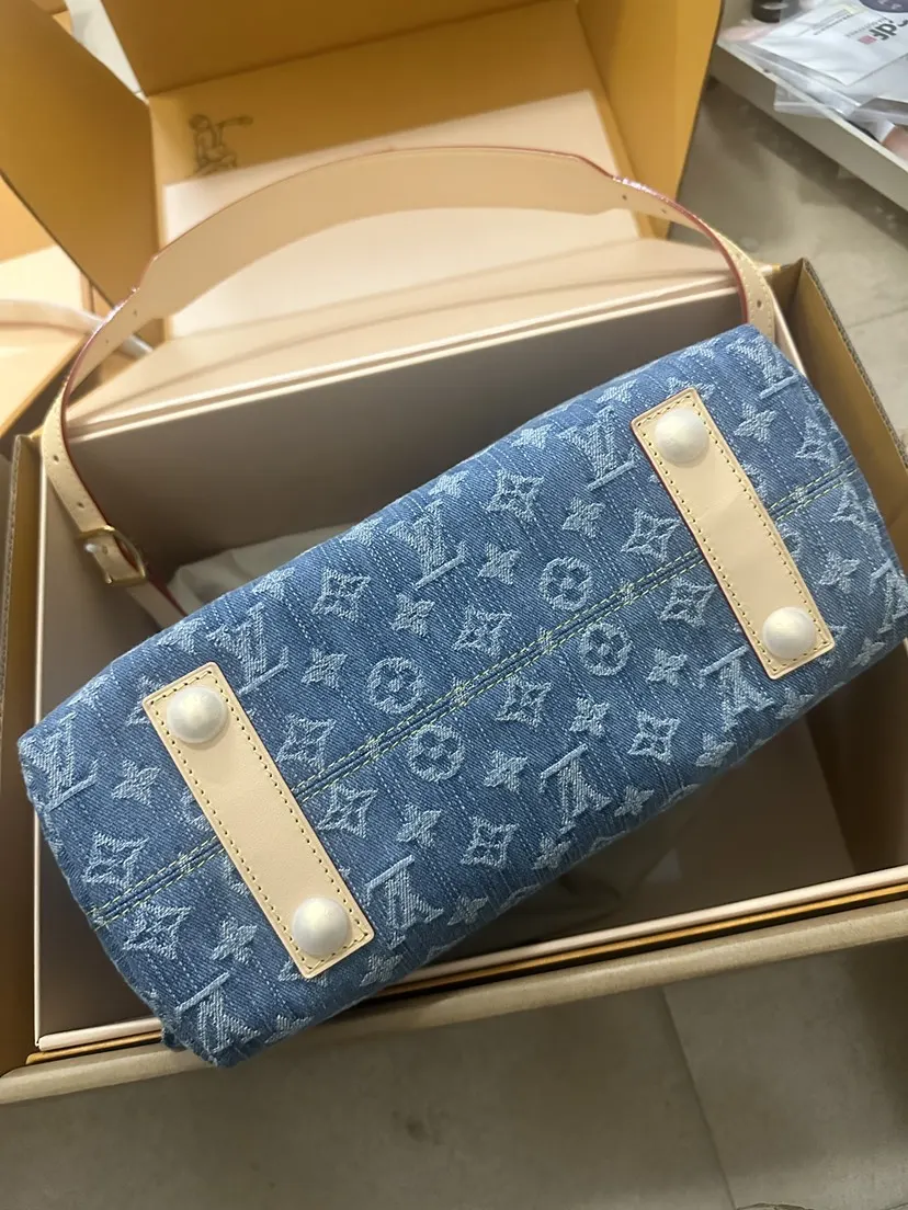 CarryAll 藍色 CARG 腋下包 復古腋下背款