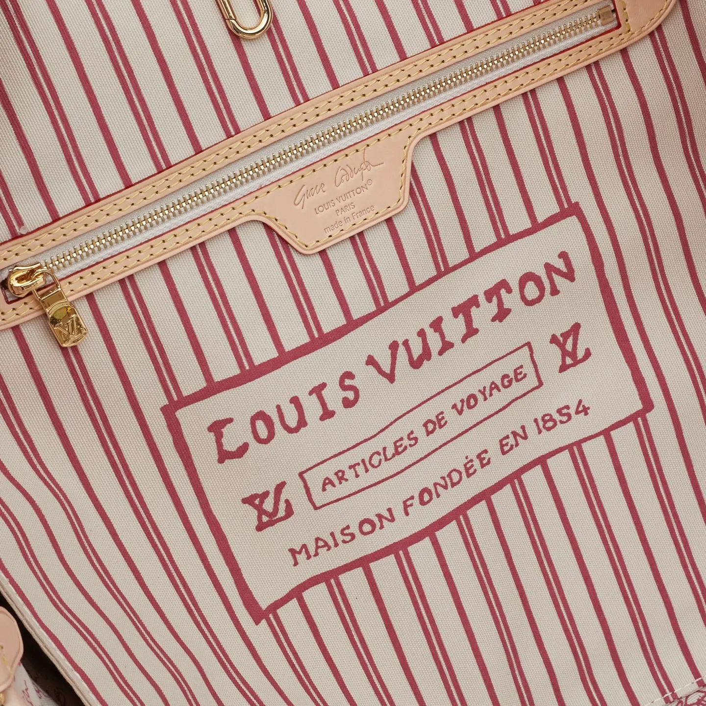 Neverfull 牛皮 收纳包 旅行收纳款