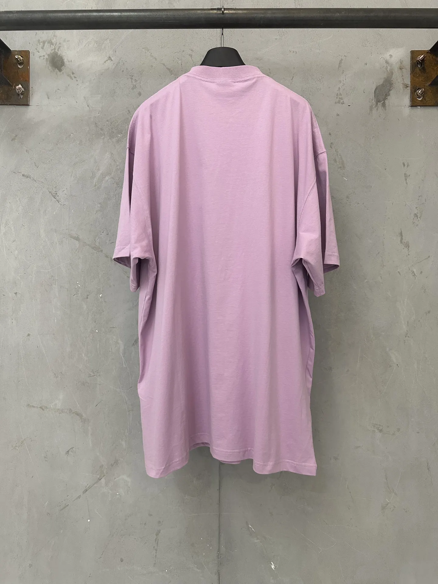 Balenciaga 26SS 黑色 印花 短袖T恤 街头休闲款