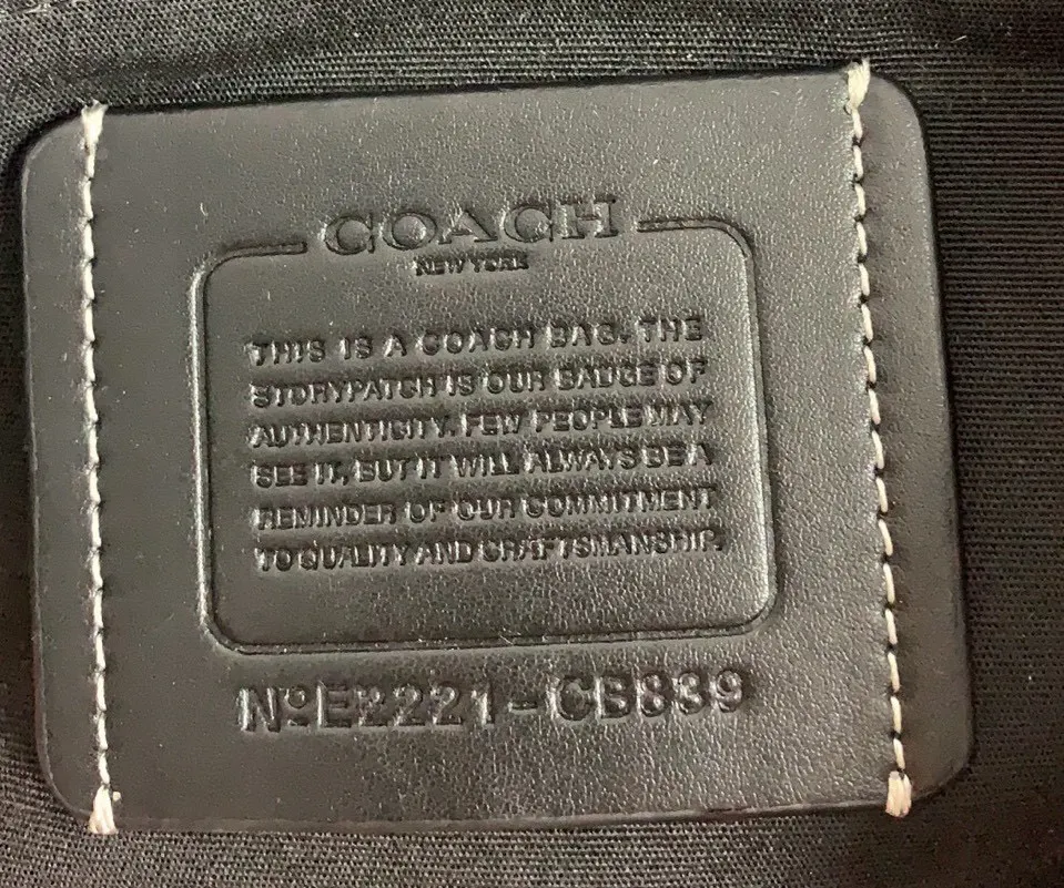 Coach 老花 纯 十月 男士经 雙肩包 实用雙肩款