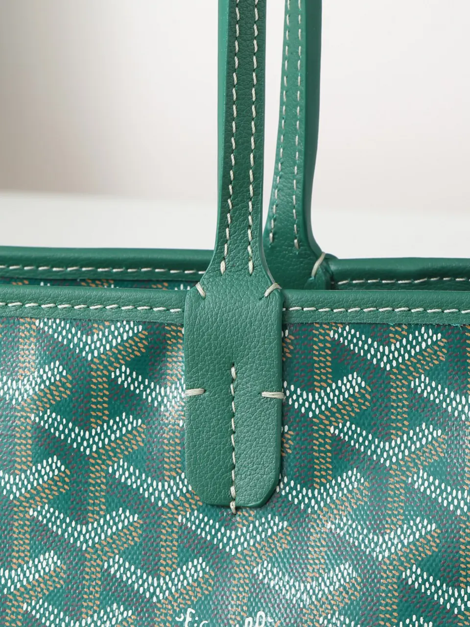 Goyard Green Tote Bag