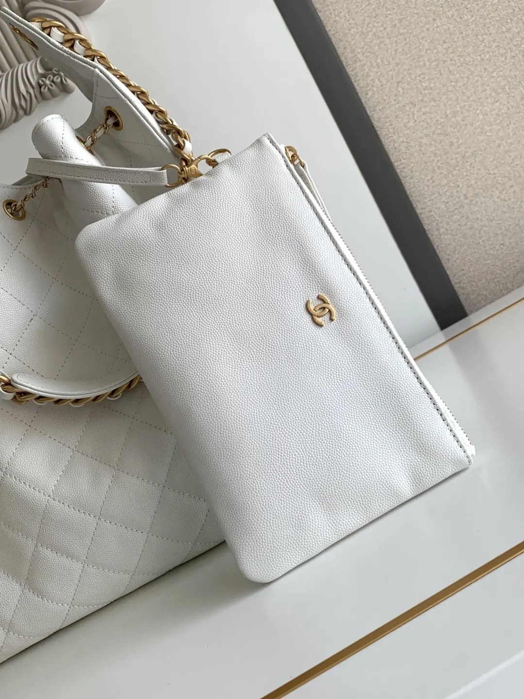 CHANEL Hobo 批 款又一个以 腋下包 復古腋下背款
