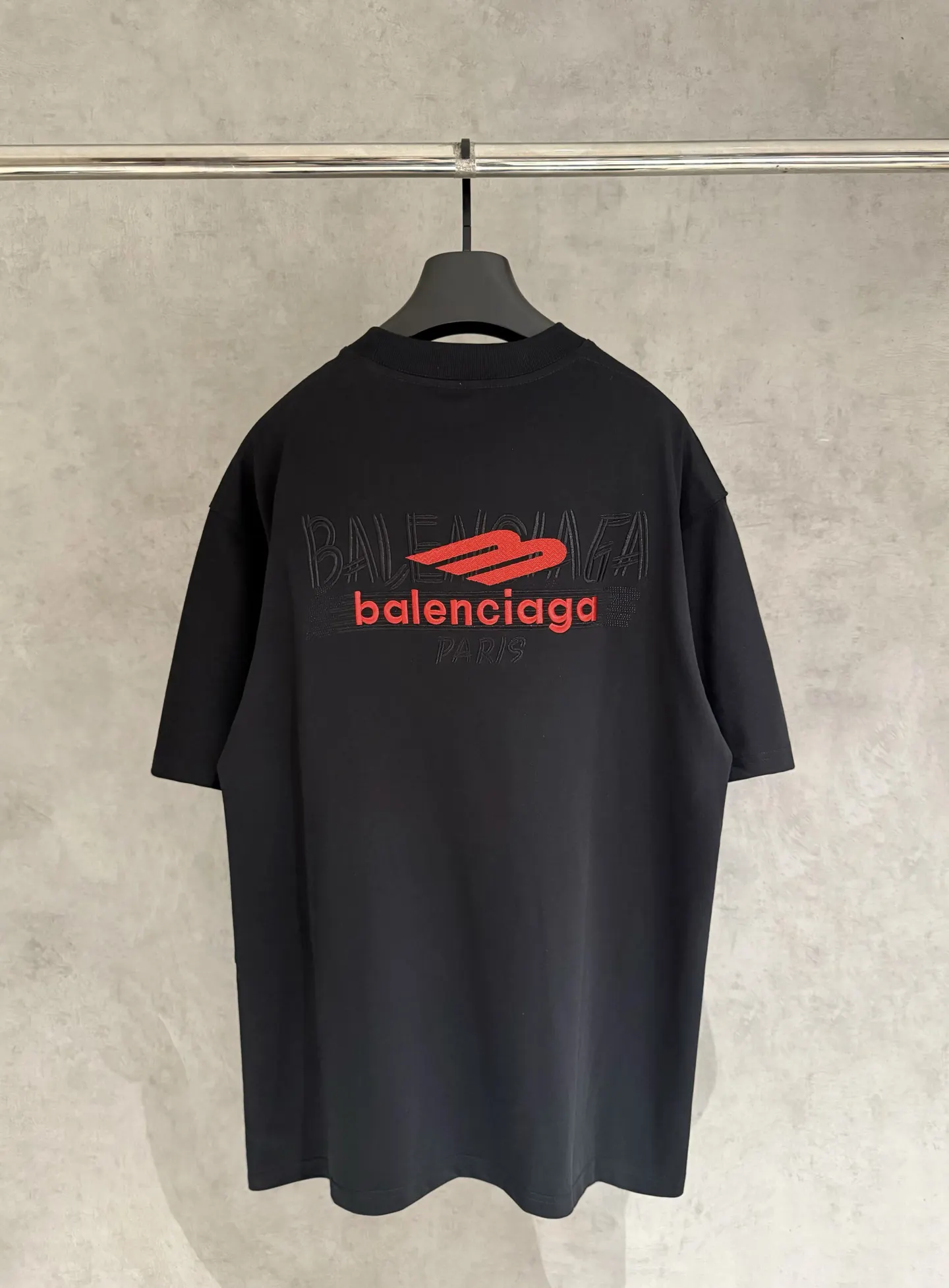 Balenciaga 25SS 刺绣 纯棉 短袖T恤