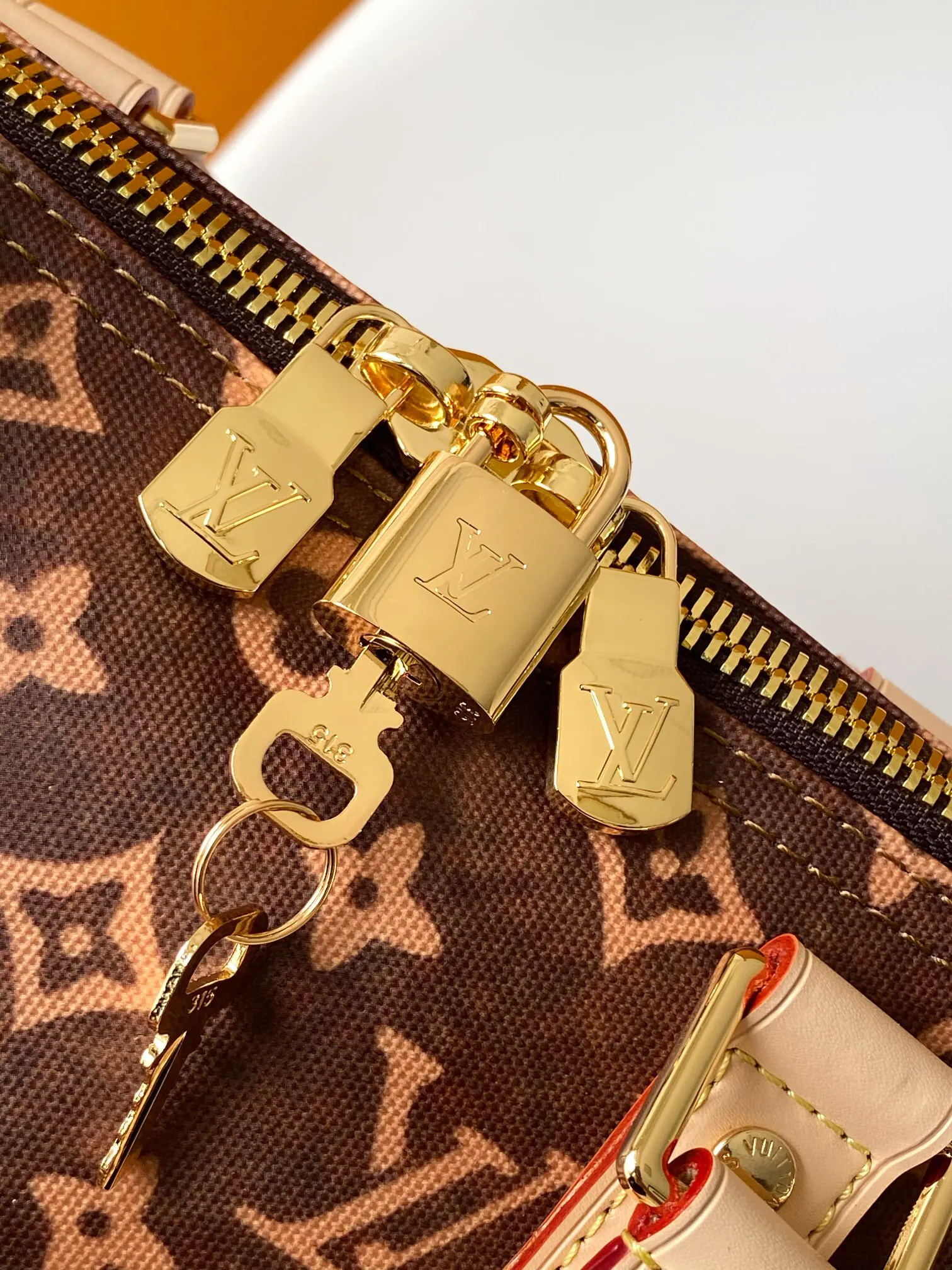 LV Keepall 牛皮 旅行包 大容量旅行款